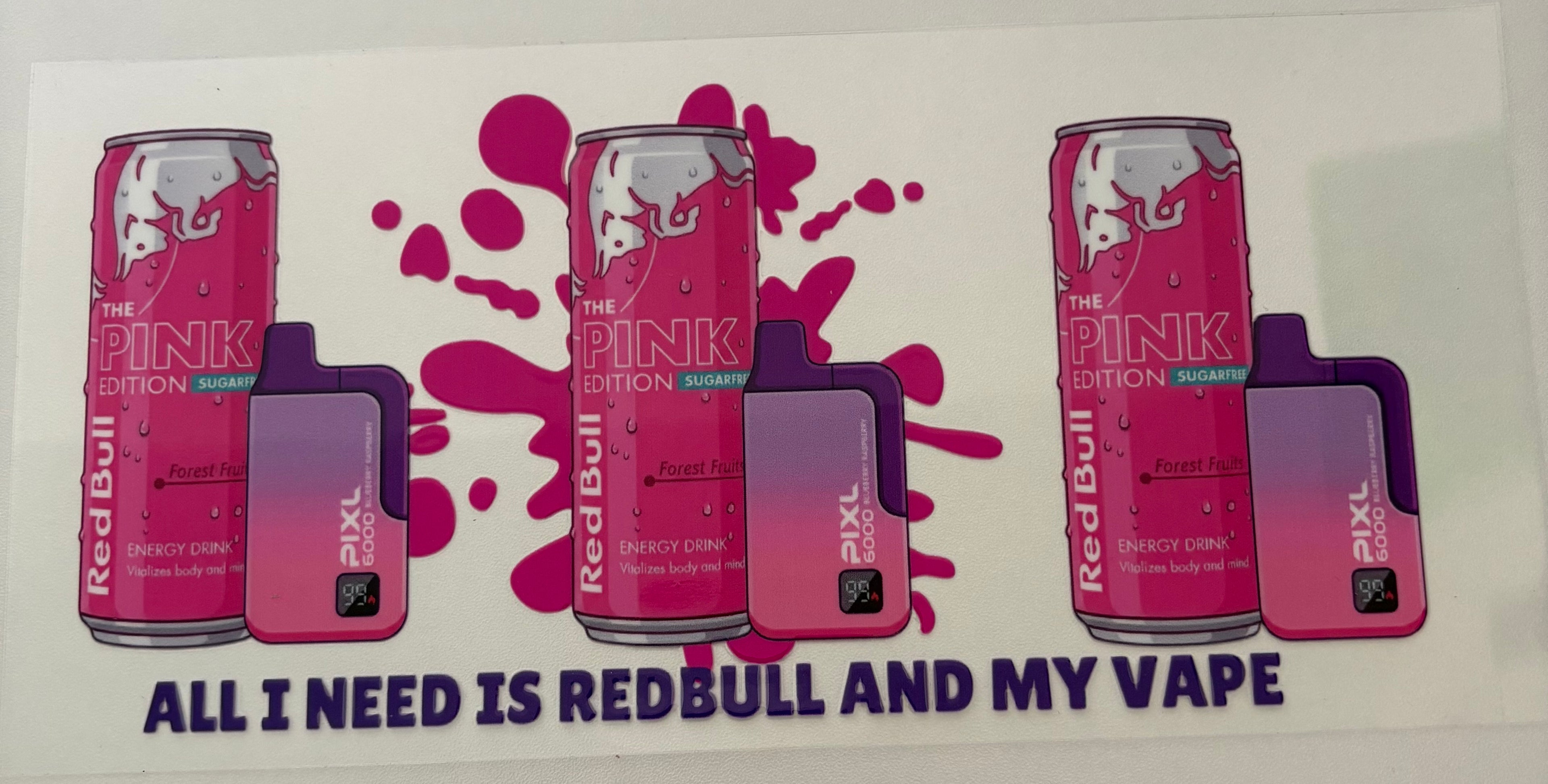Redbull & vape wrap