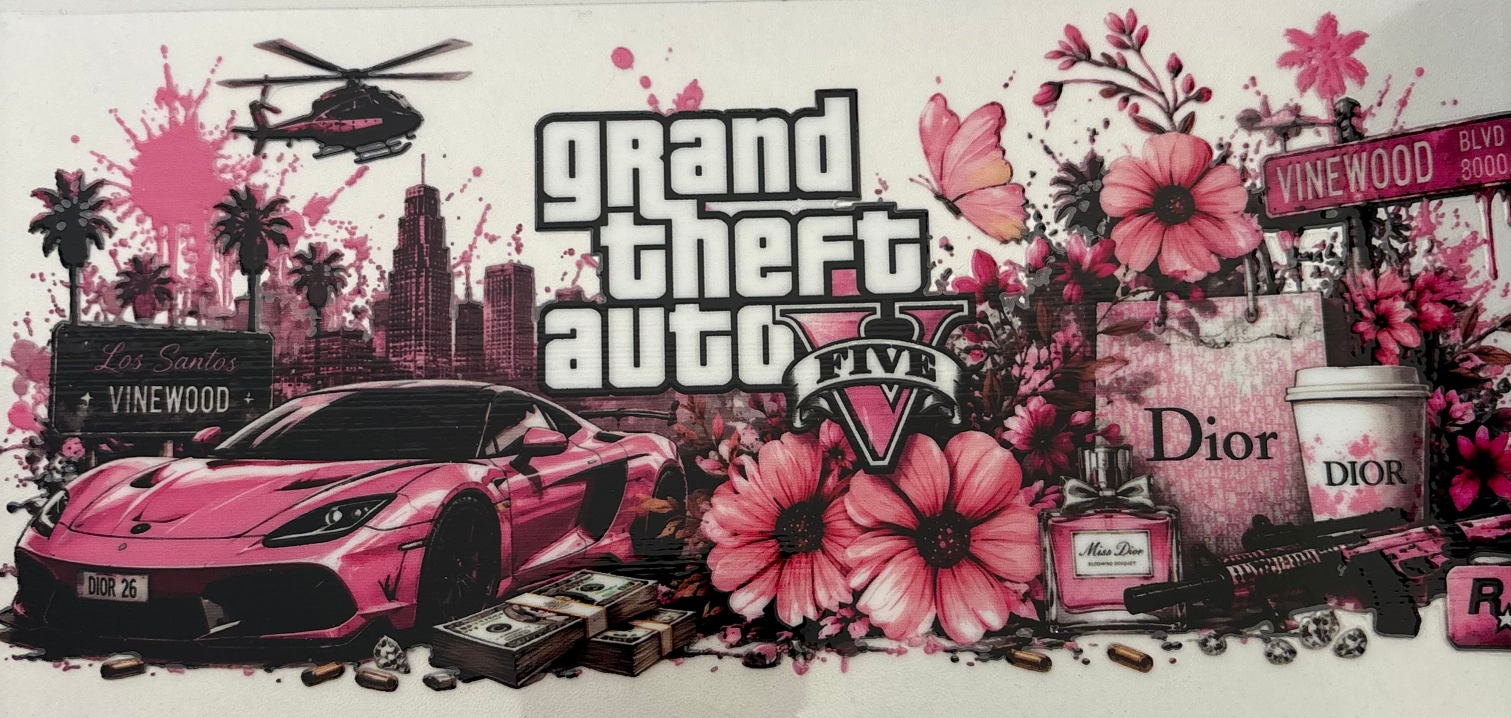 Girl grand theft auto wrap