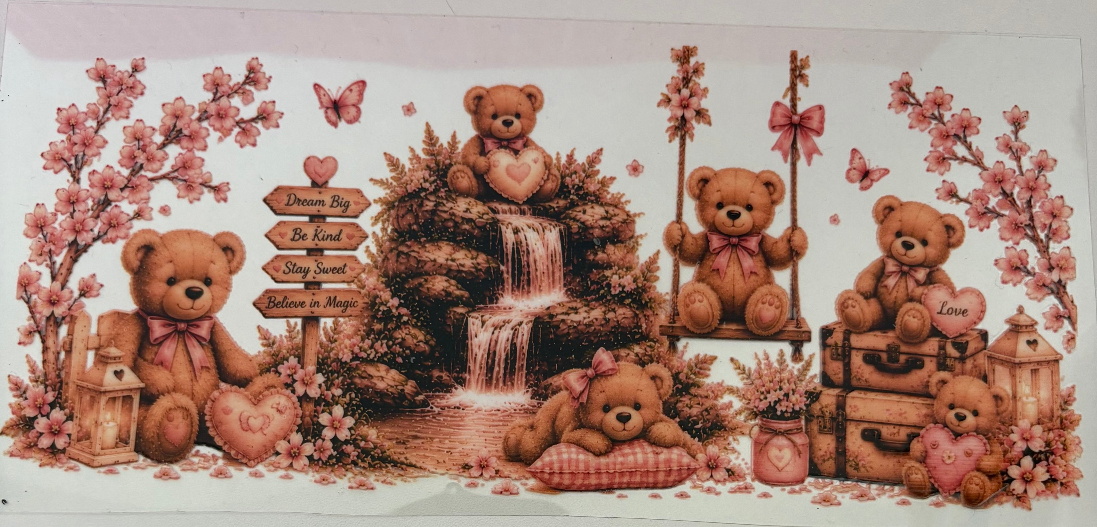 Teddy bear wrap
