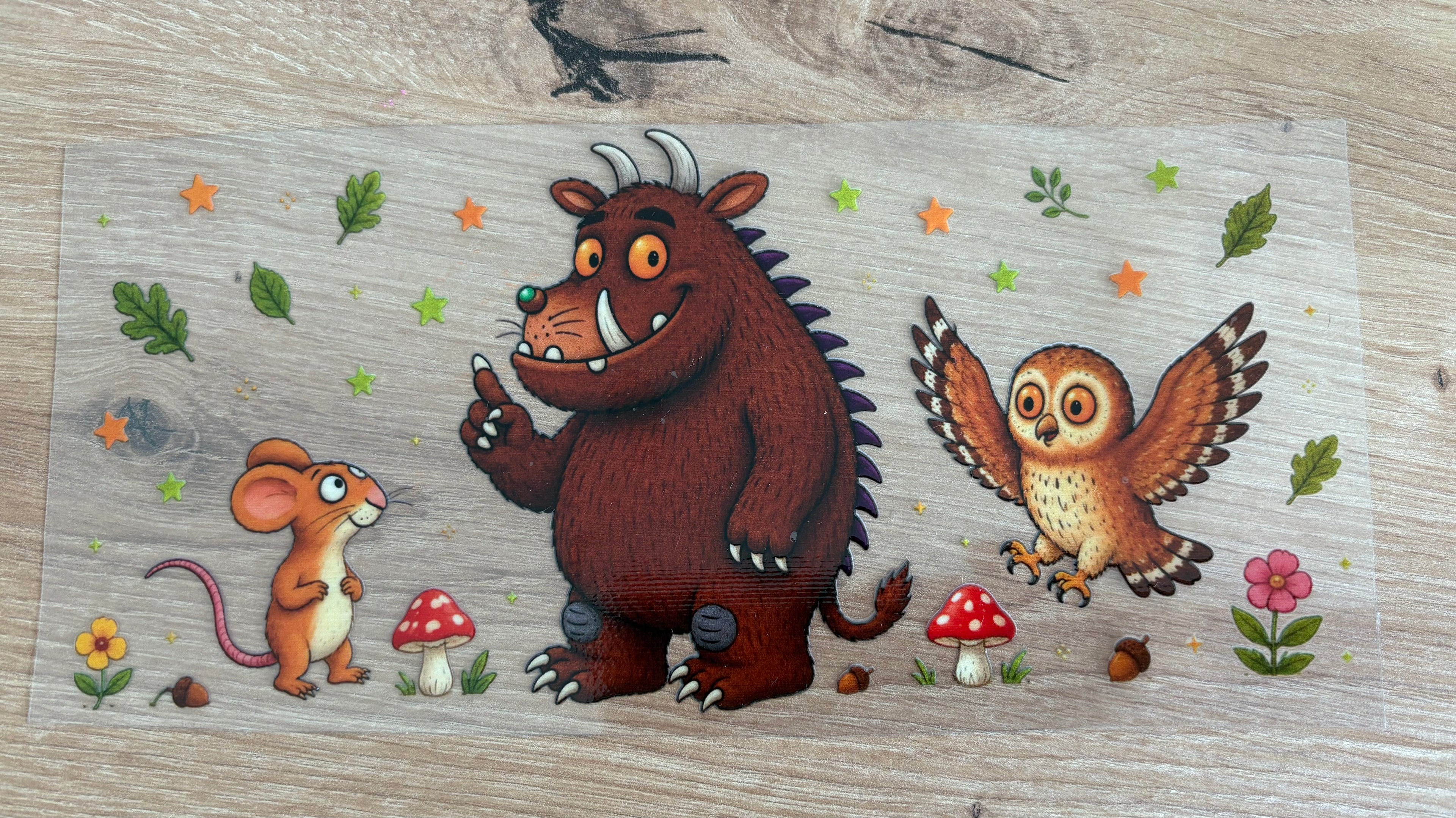 Gruffalo 10oz waterbottle wrap