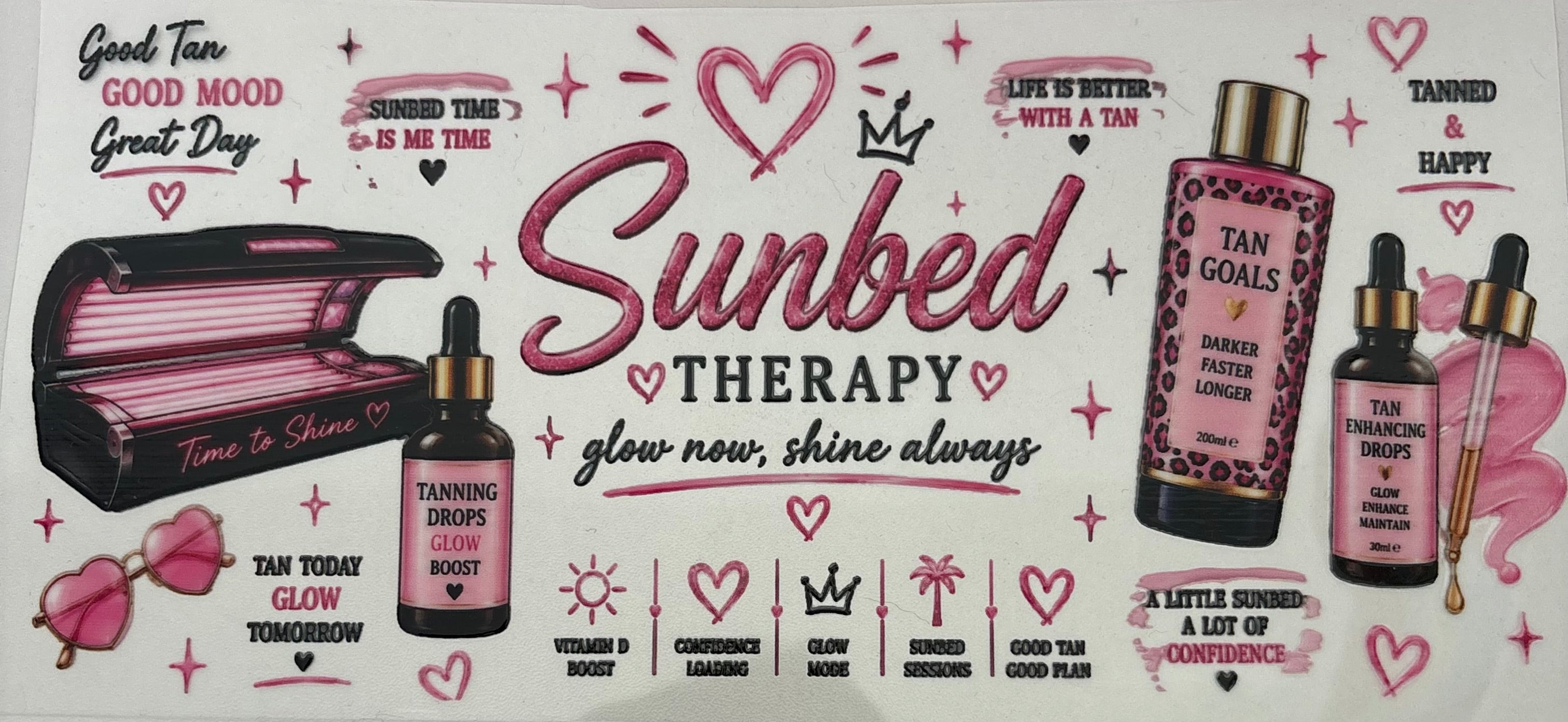 Sunbed therapy wrap