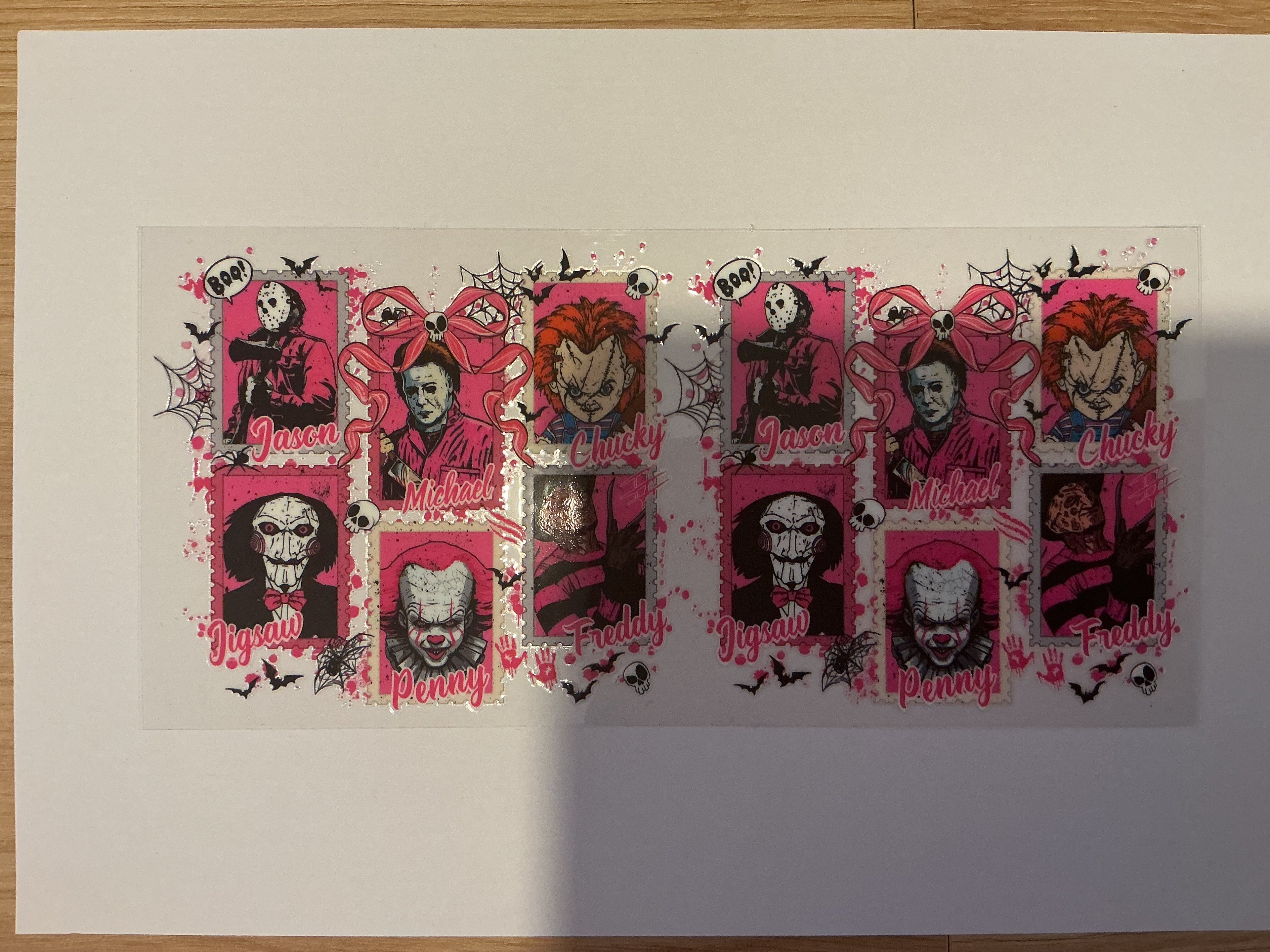 Horror valentines wrap