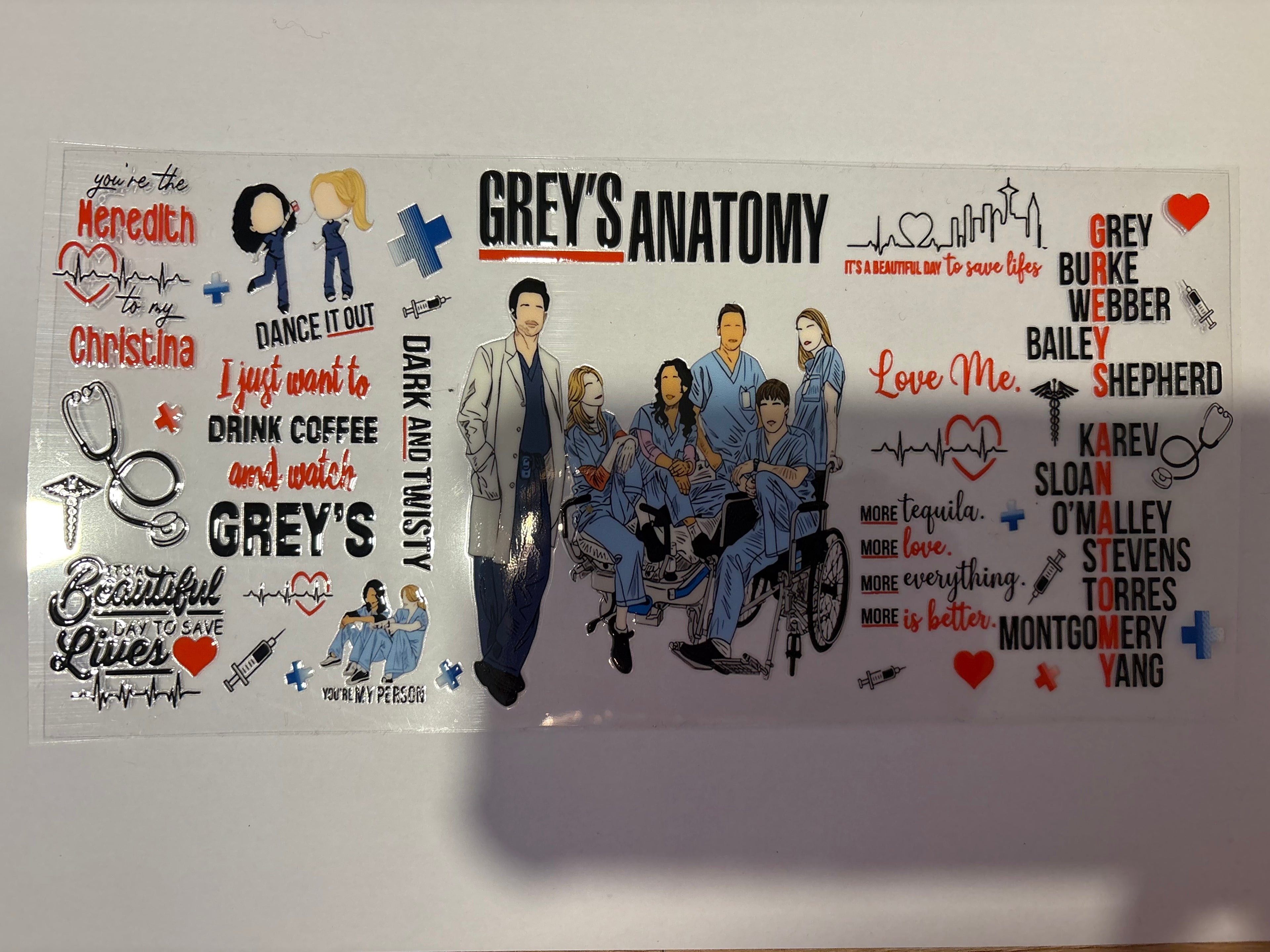 Grey’s Anatomy wrap