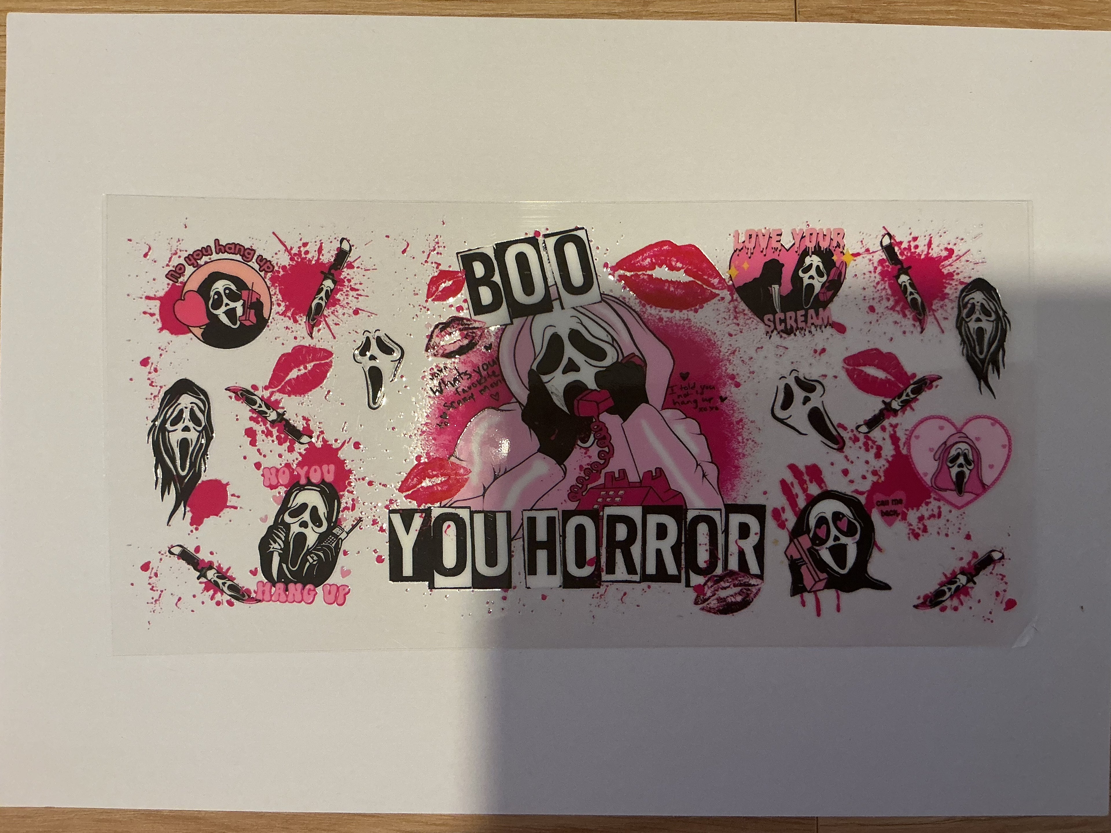 Horror valentines wrap
