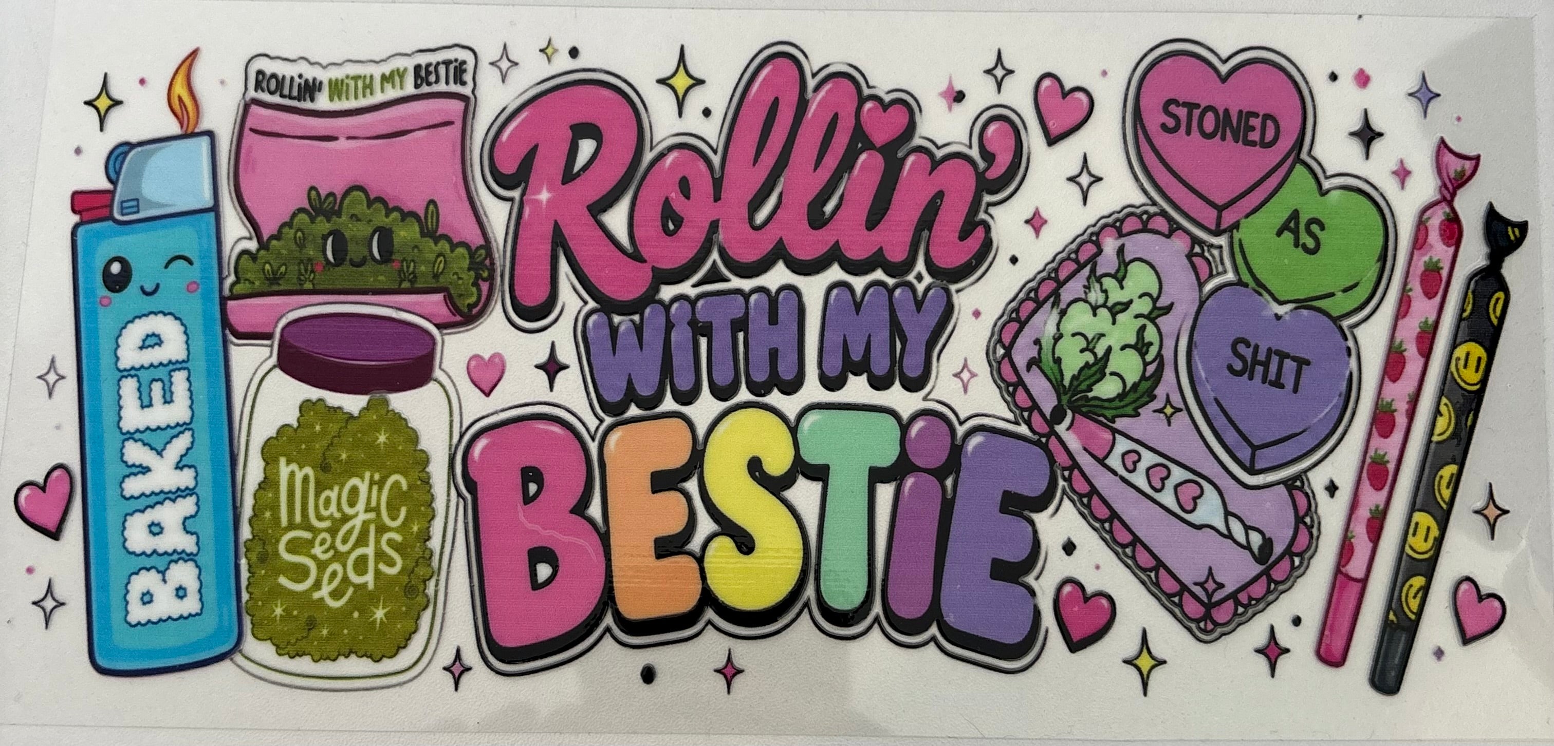 Rolling with my bestie wrap