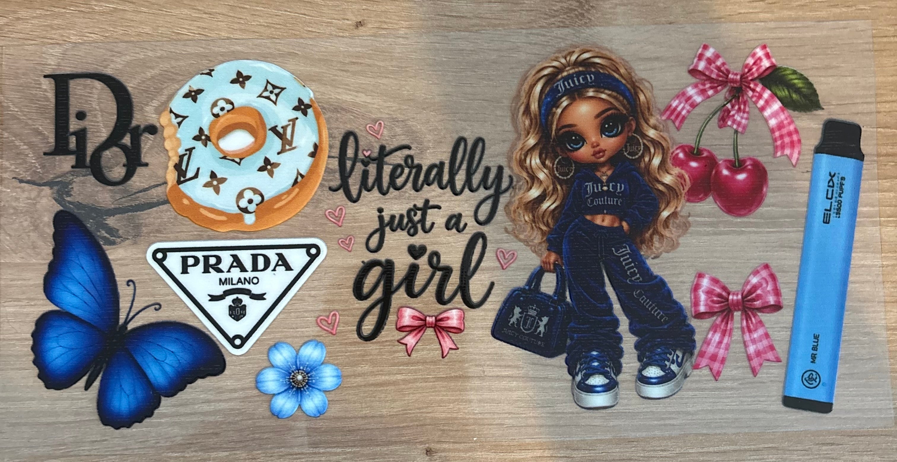 Juicy couture girl wrap