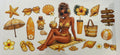 Beach girl wrap