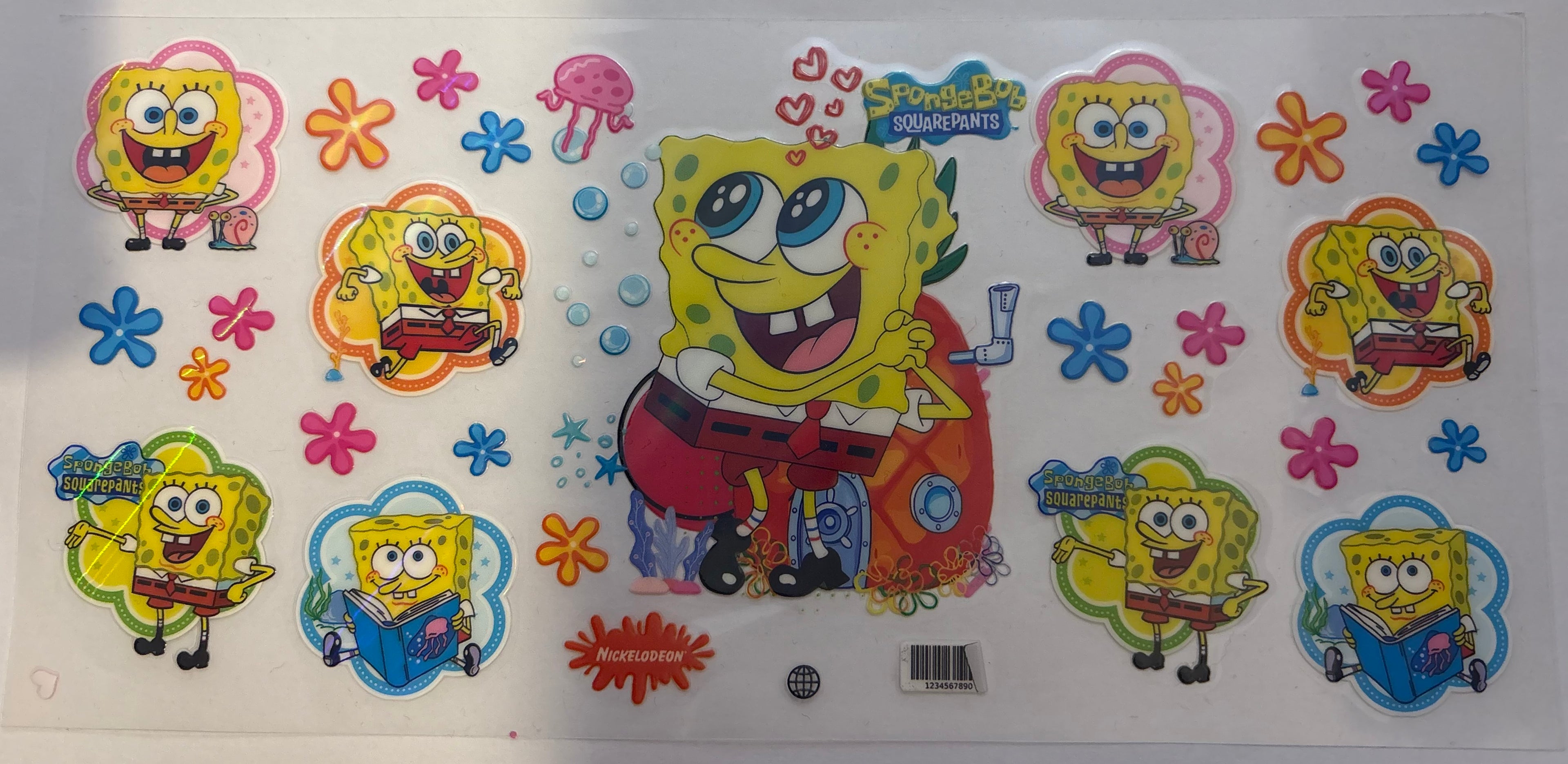 Holographic SpongeBob wrap