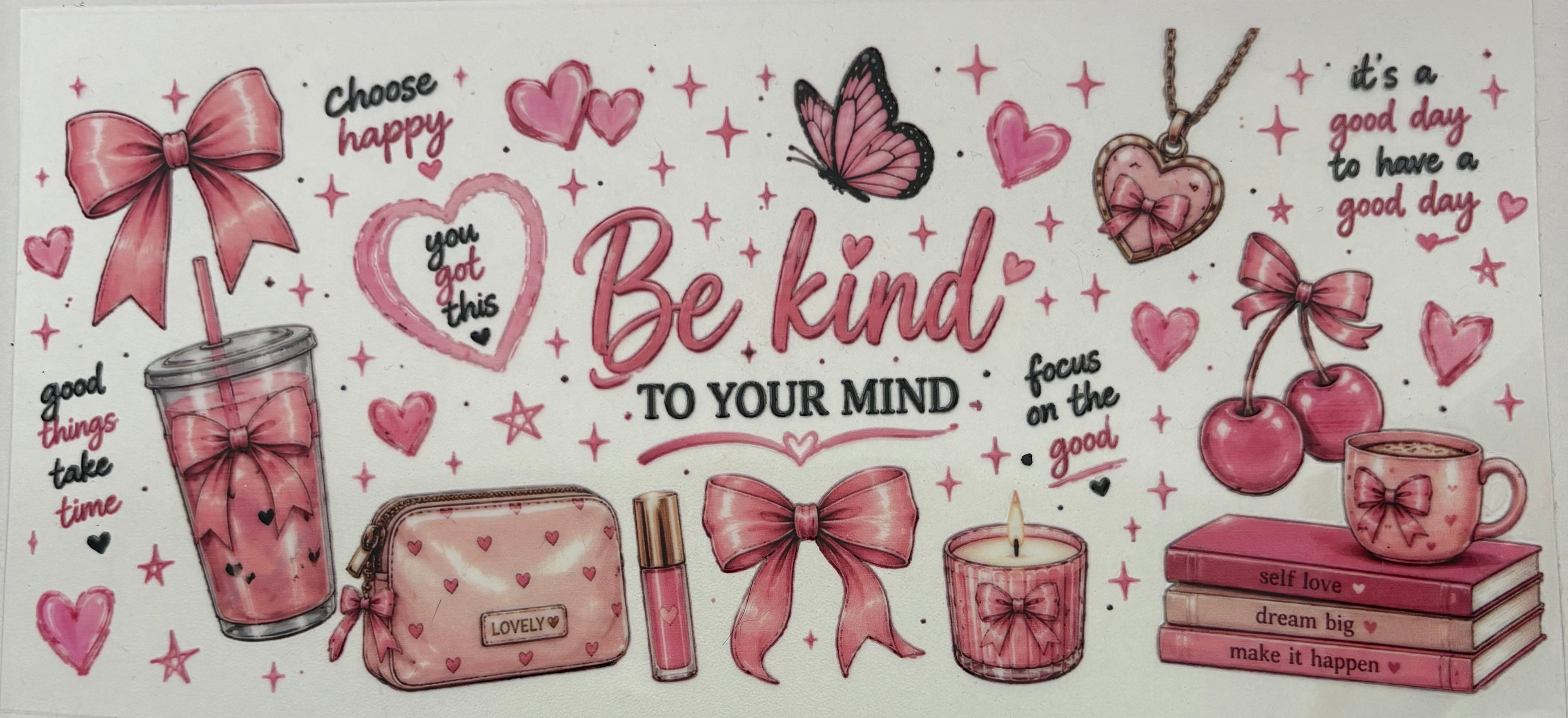 Girly be kind wrap