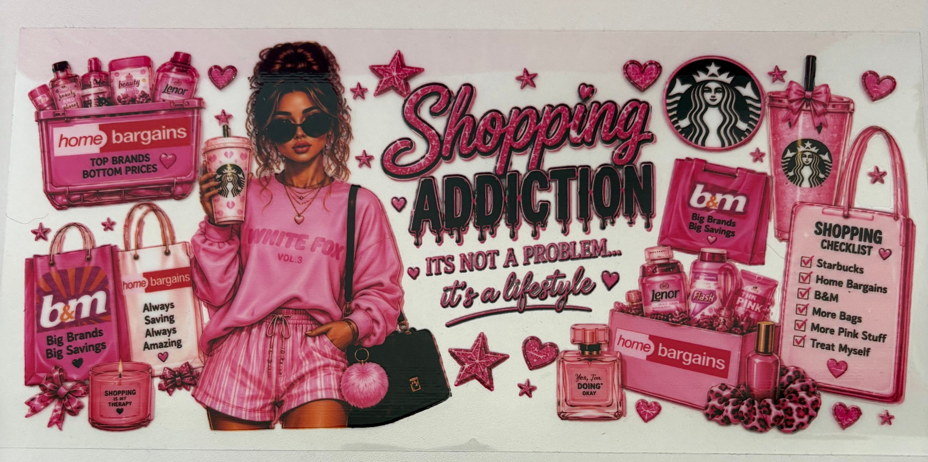 Shopping addiction wrap