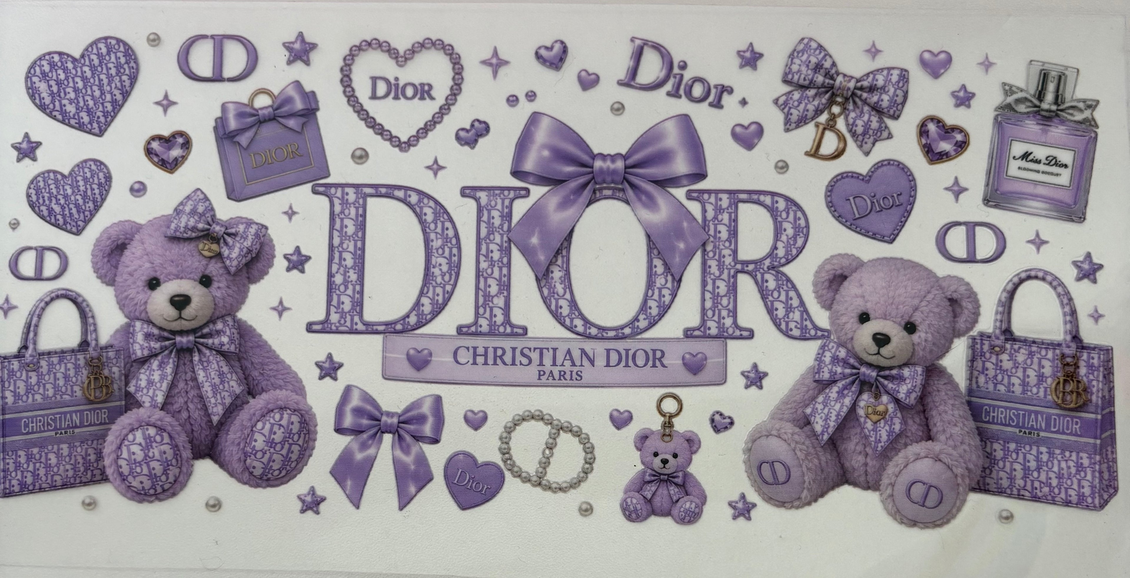 Purple Dior wrap