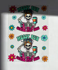 A5 Messy bun Notebook wrap