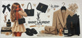 YSL designer girl wrap