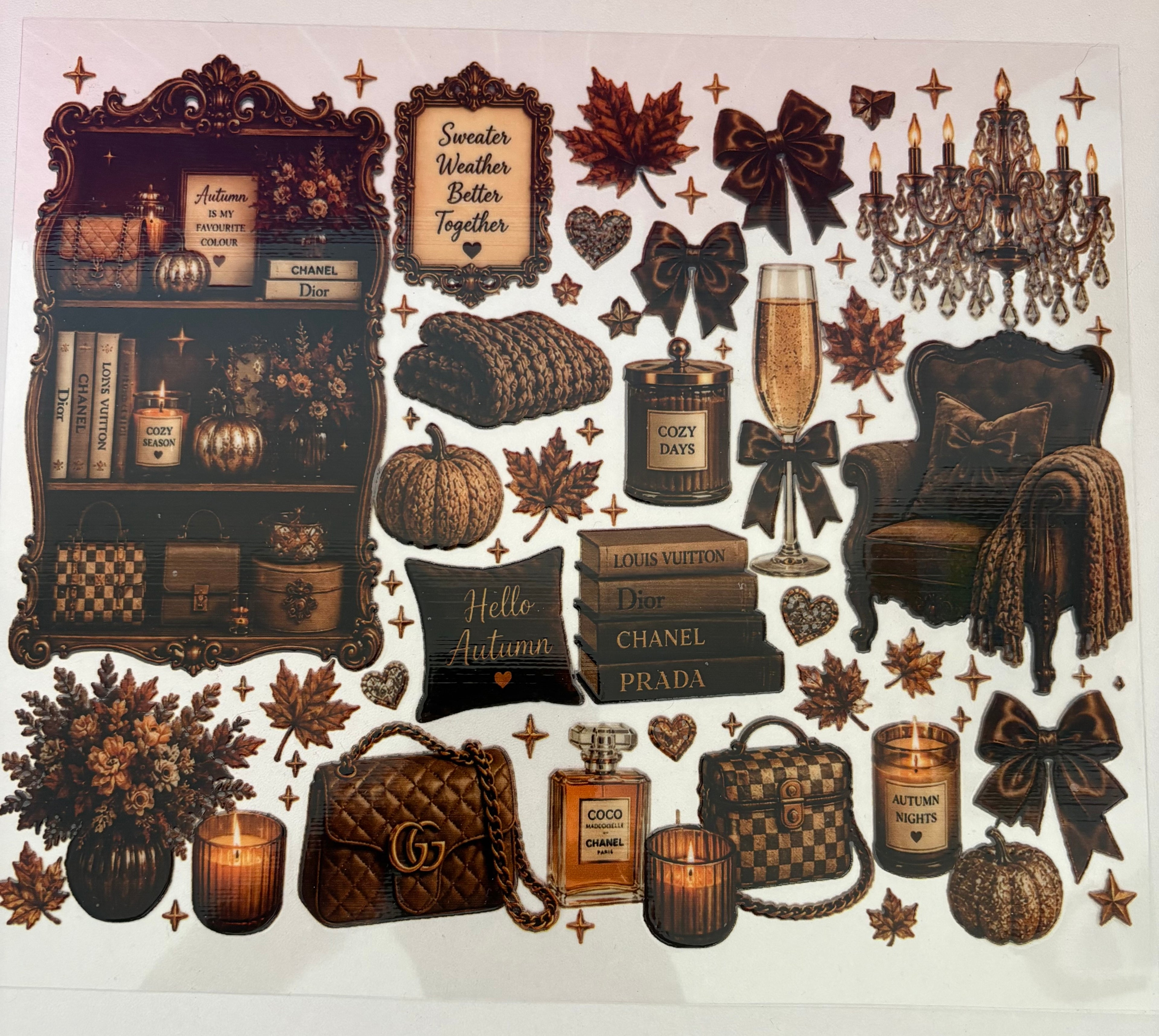 Autumn theme wrap
