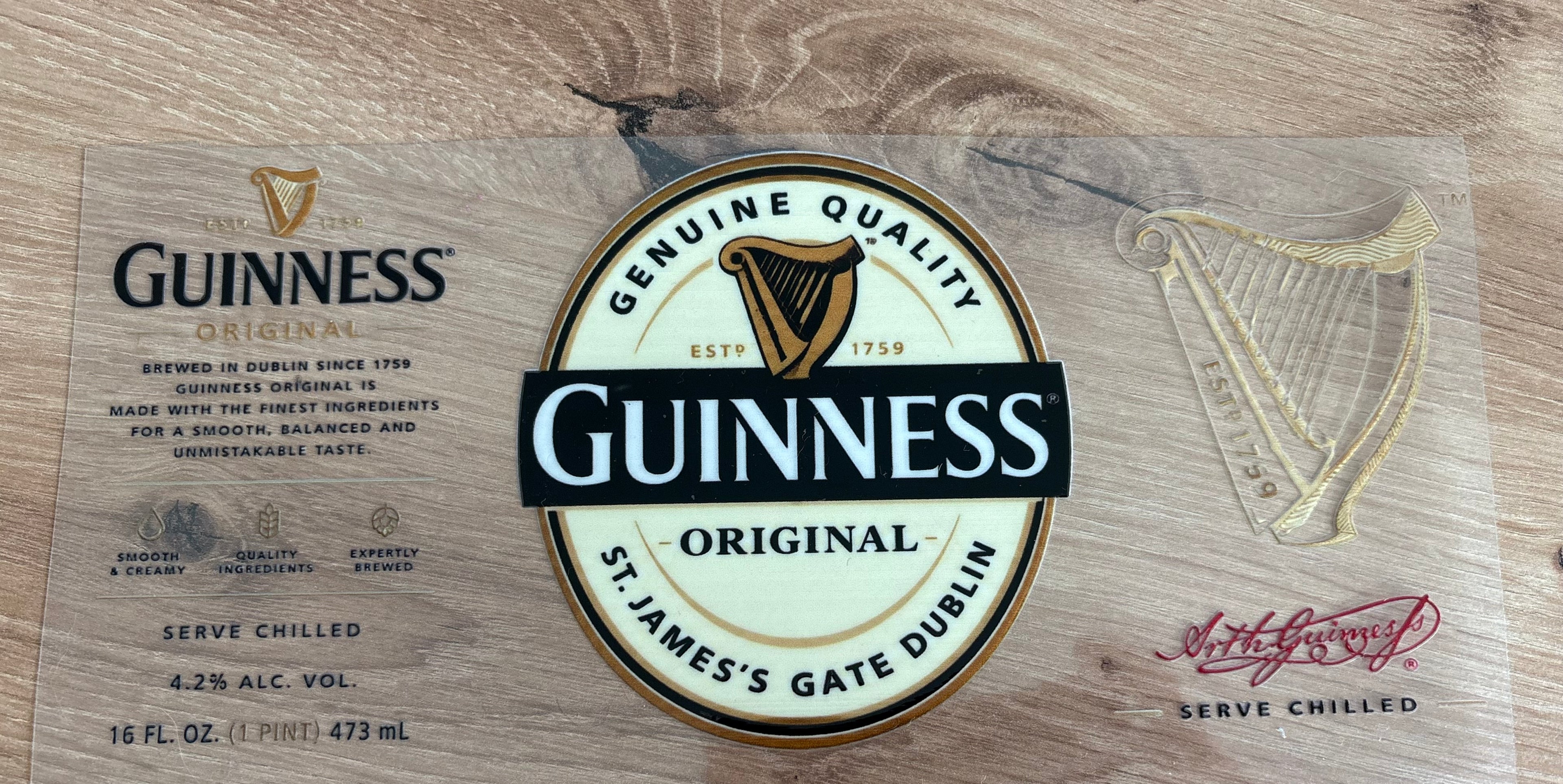 Guinness wrap