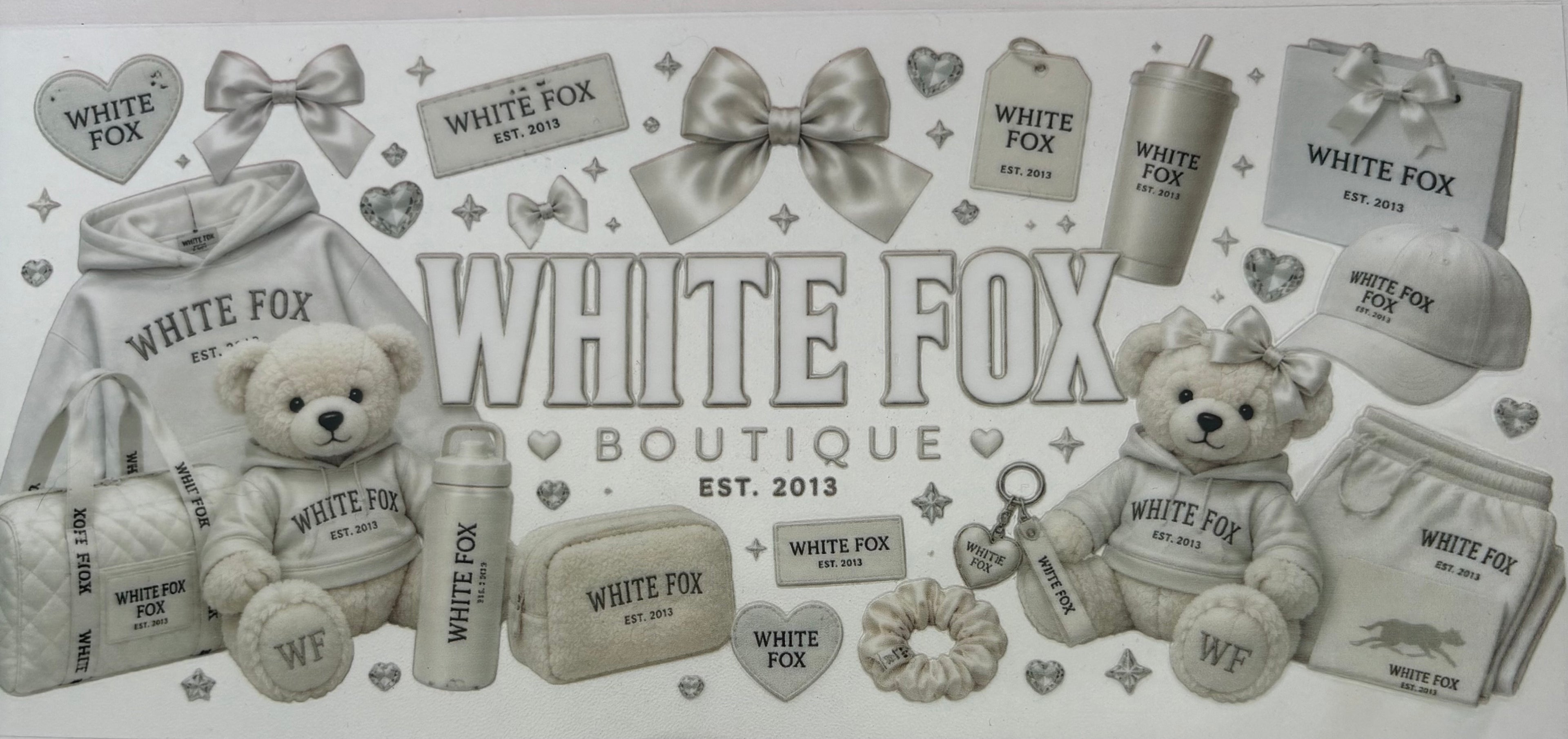 White fox wrap