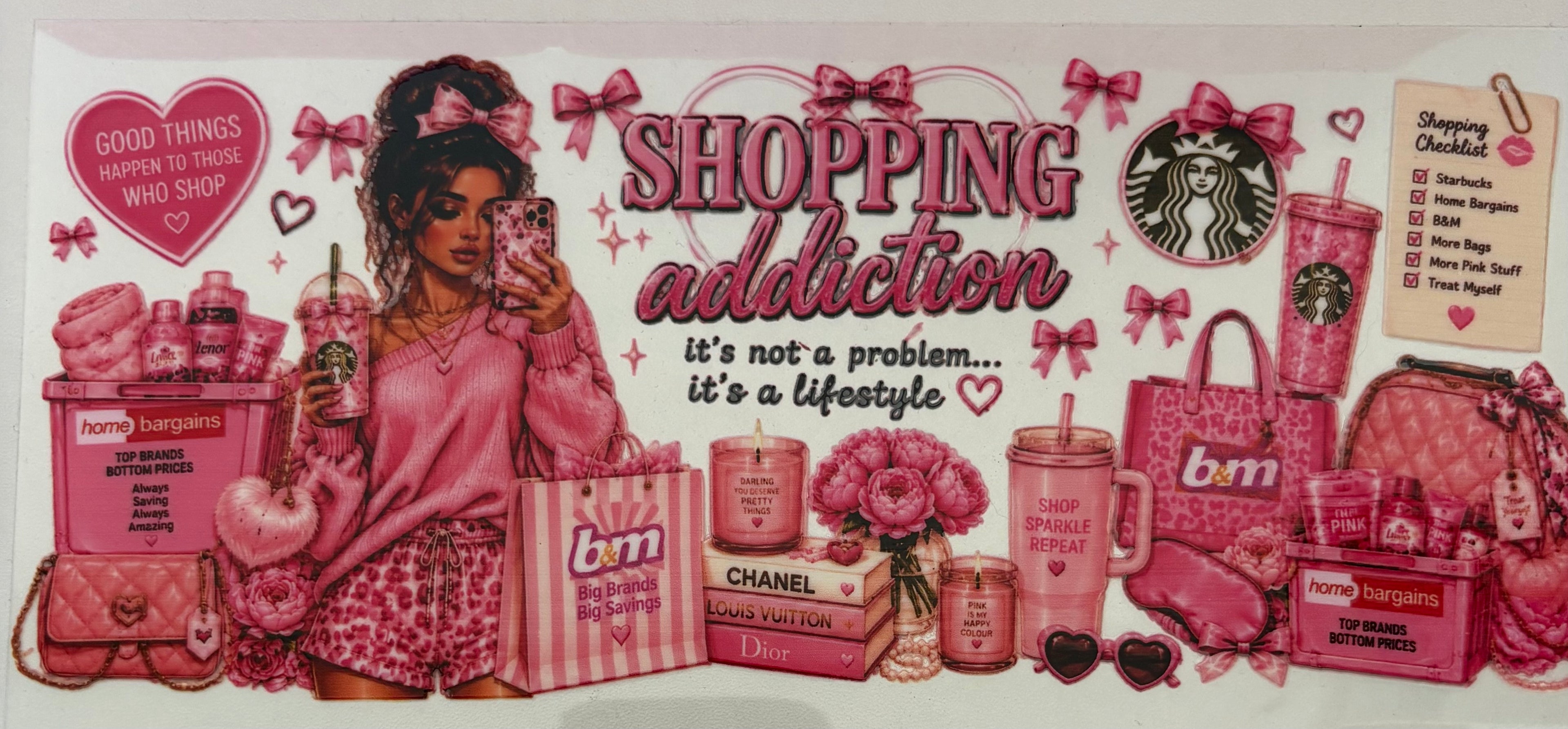 Shopping addiction wrap
