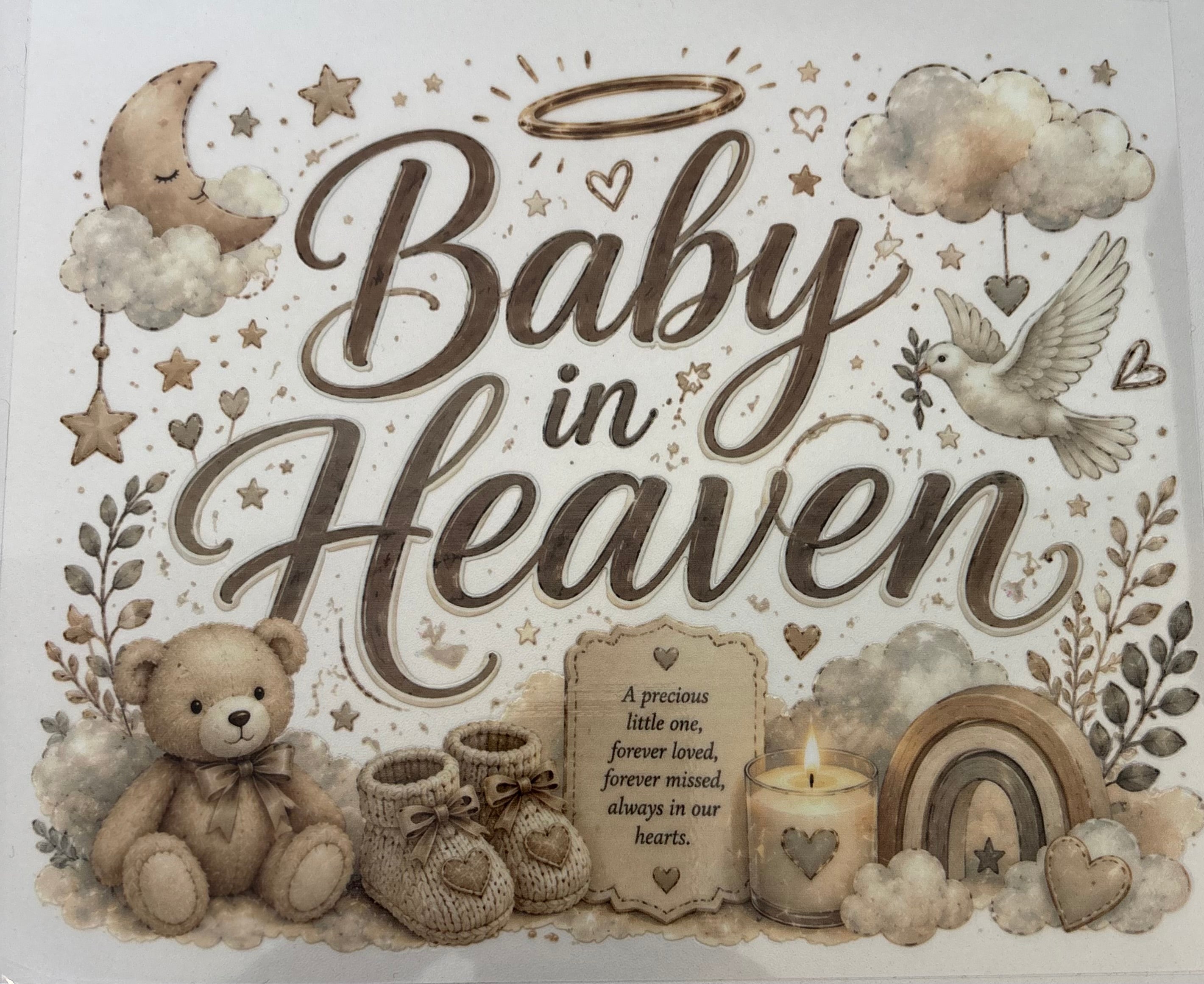 Baby in heaven wrap 20oz only