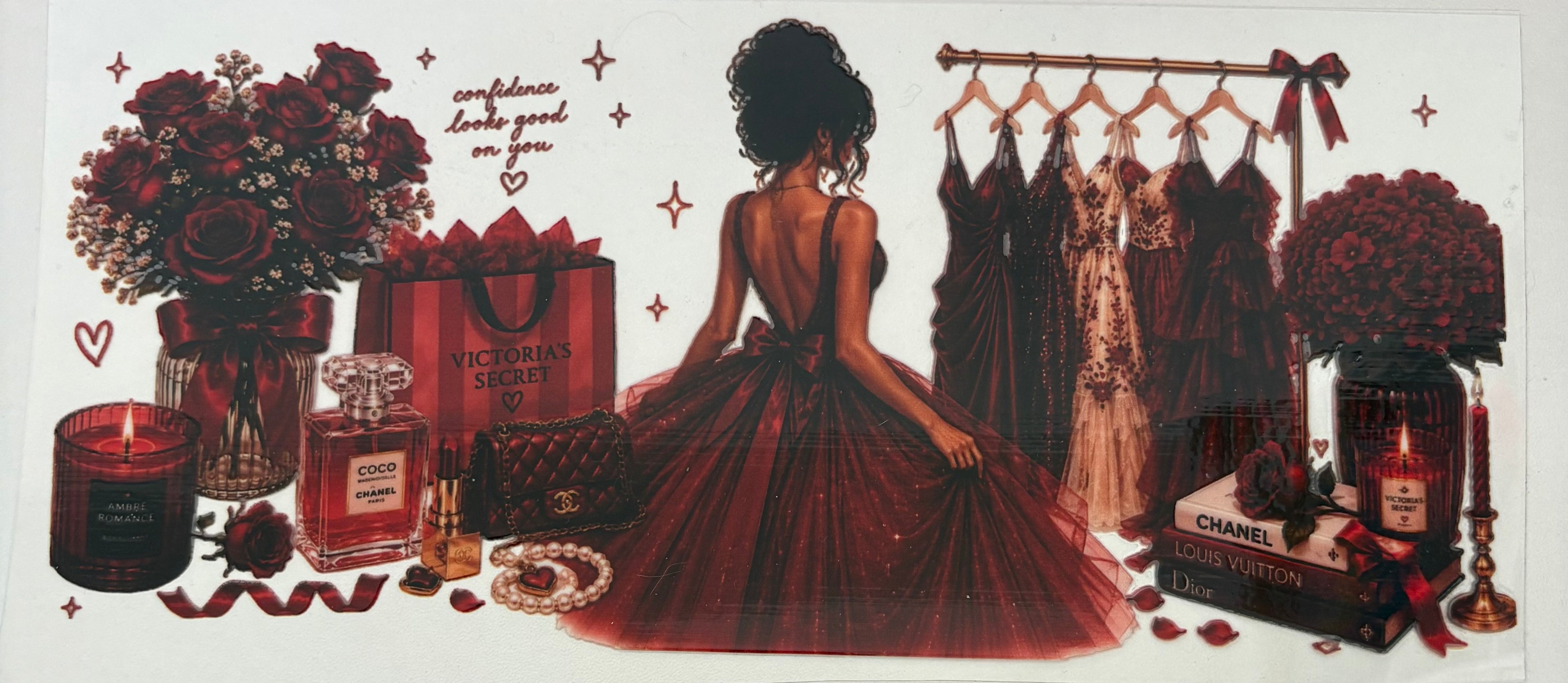 Designer luxury girl wrap