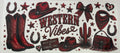 Western vibes cow girl wrap