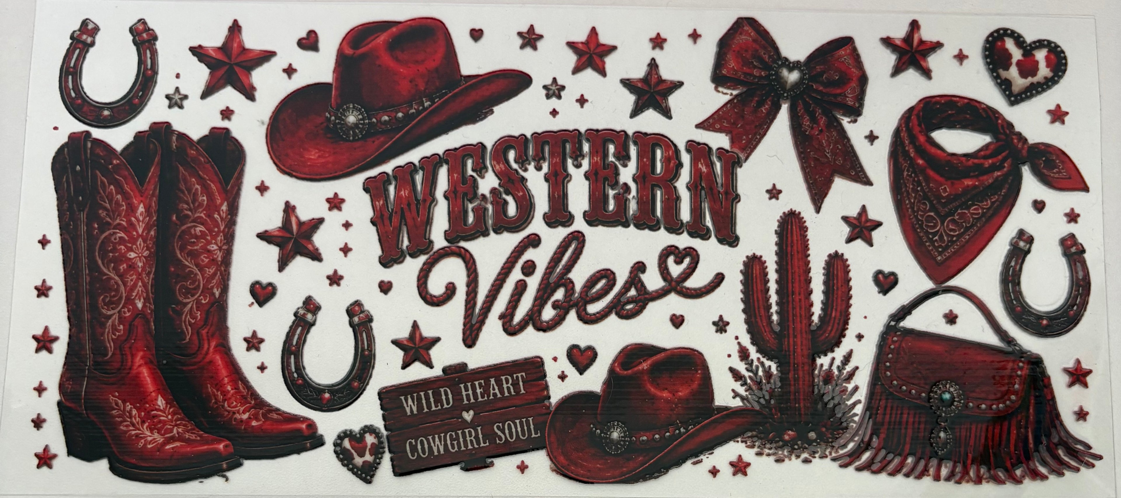 Western vibes cow girl wrap