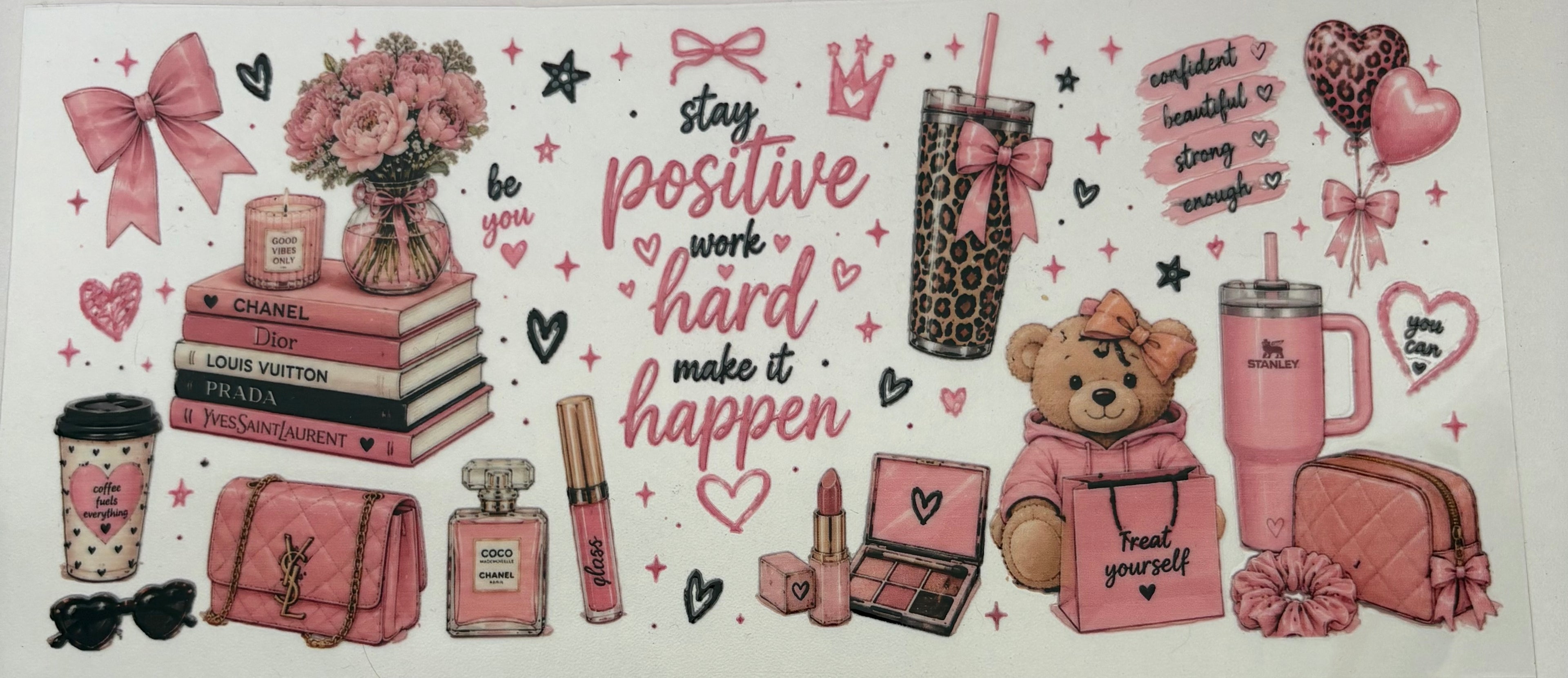 Girly quote wrap