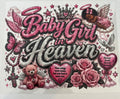 Baby girl in heaven wrap 20oz only