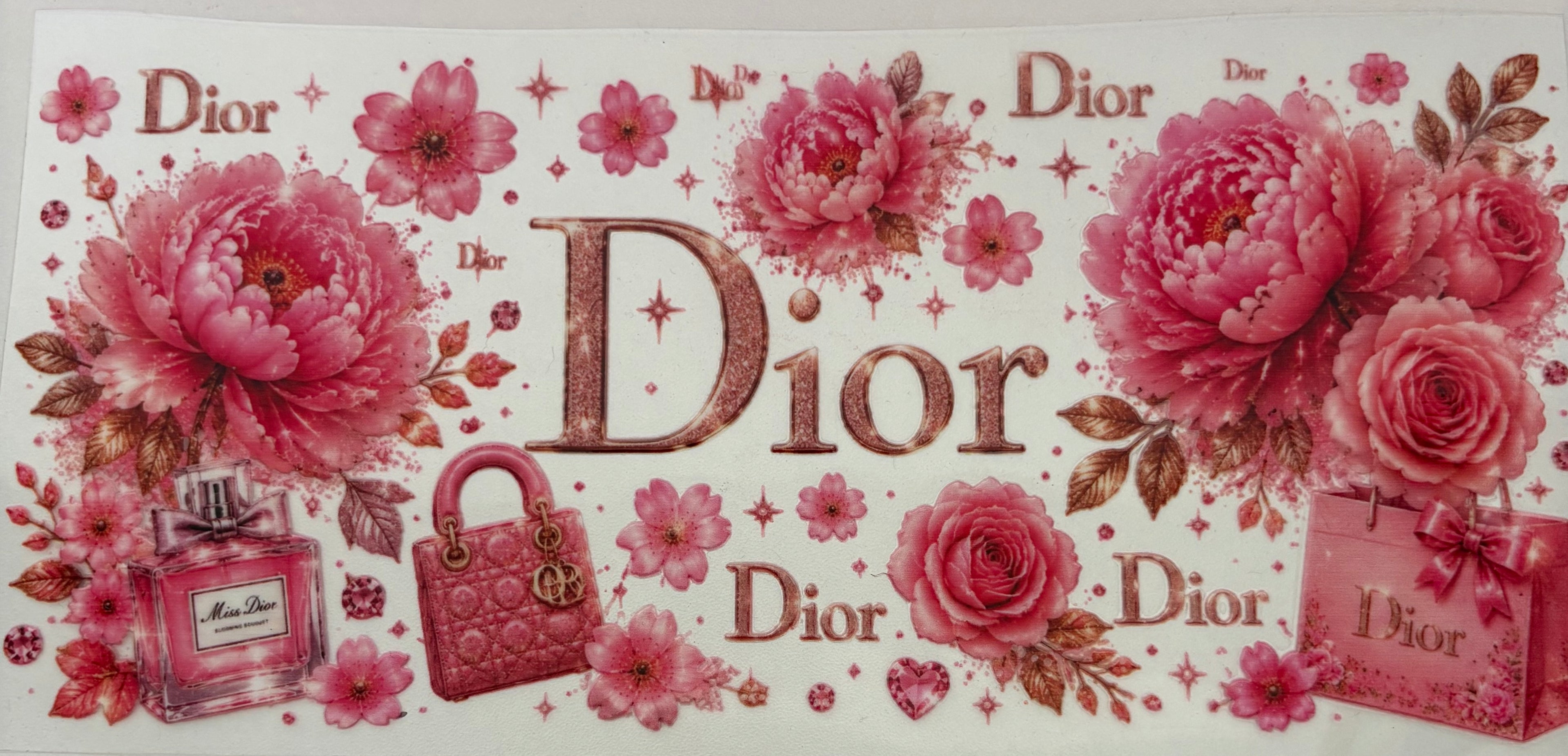 Pink Dior wrap