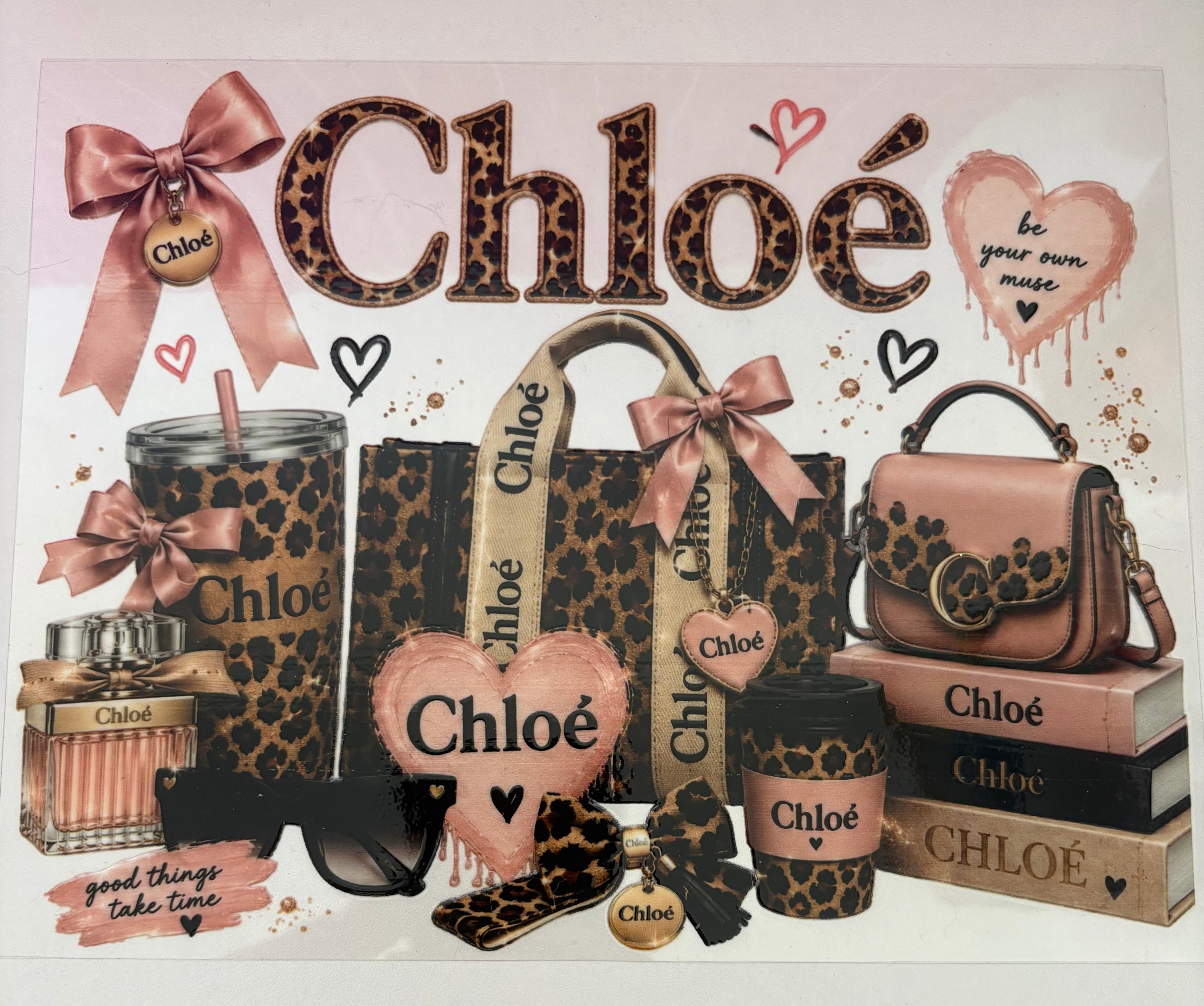 Leopard print Chloe wrap