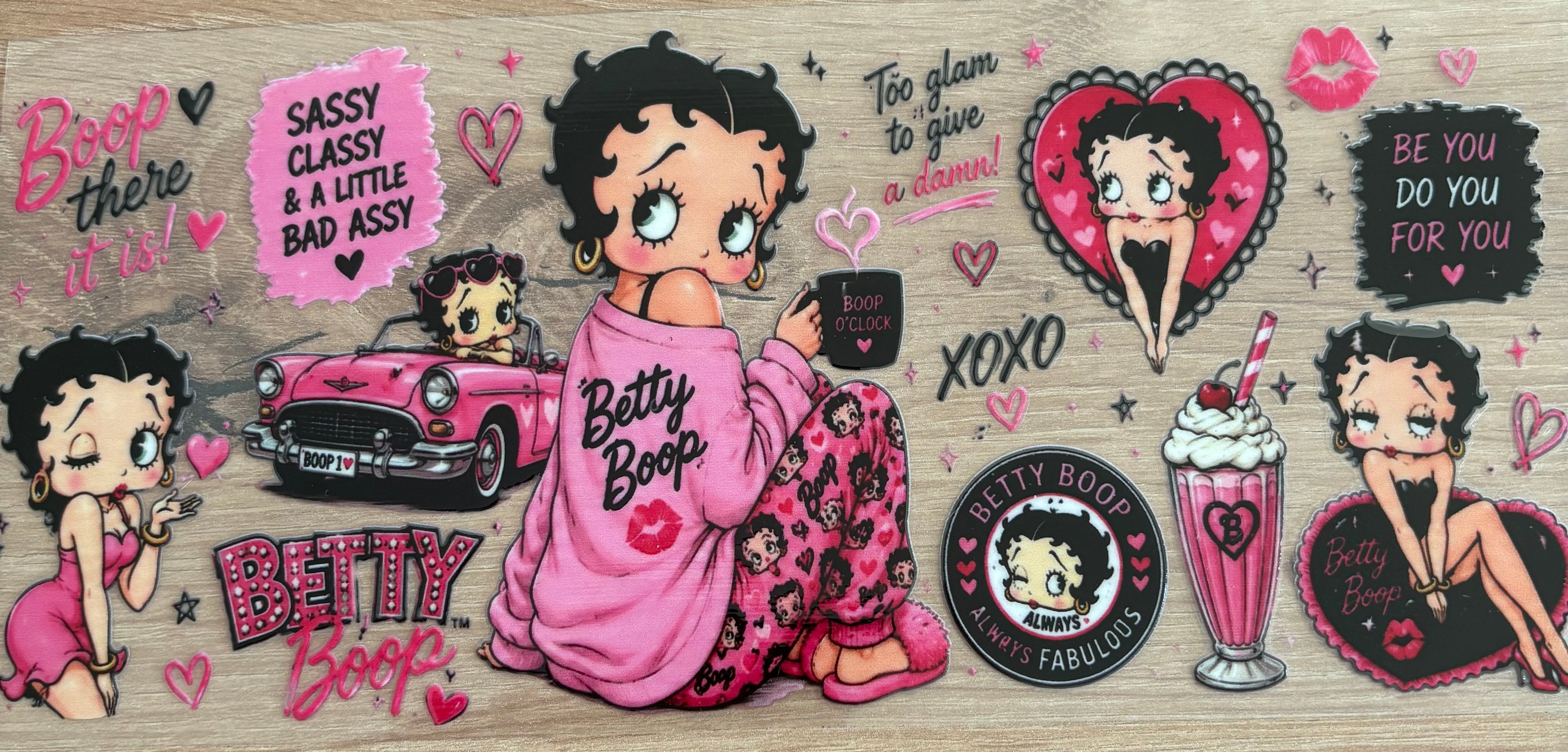Betty boop wrap