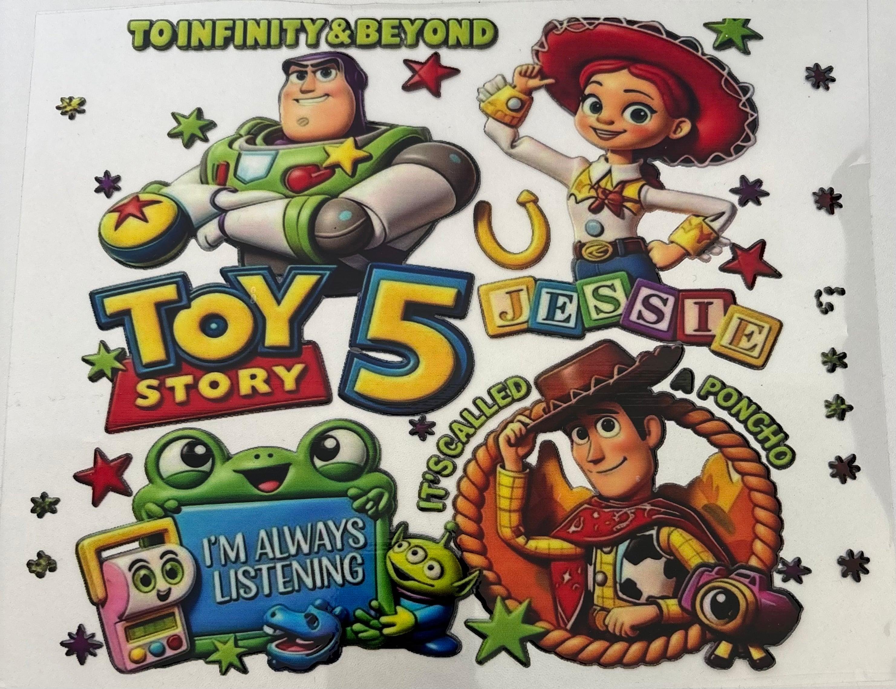 Toy story 5 wrap 20oz only