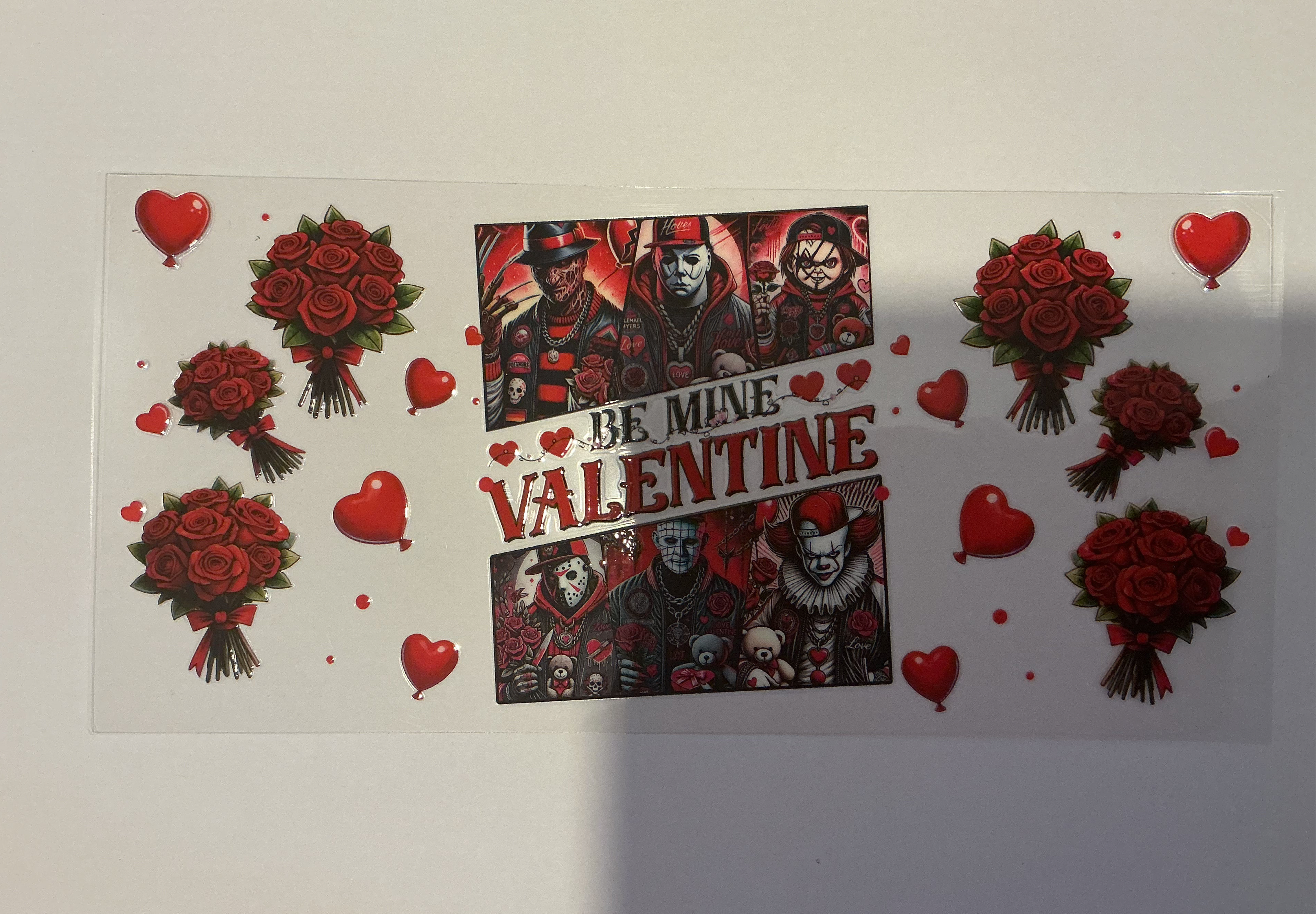 Horror valentines wrap
