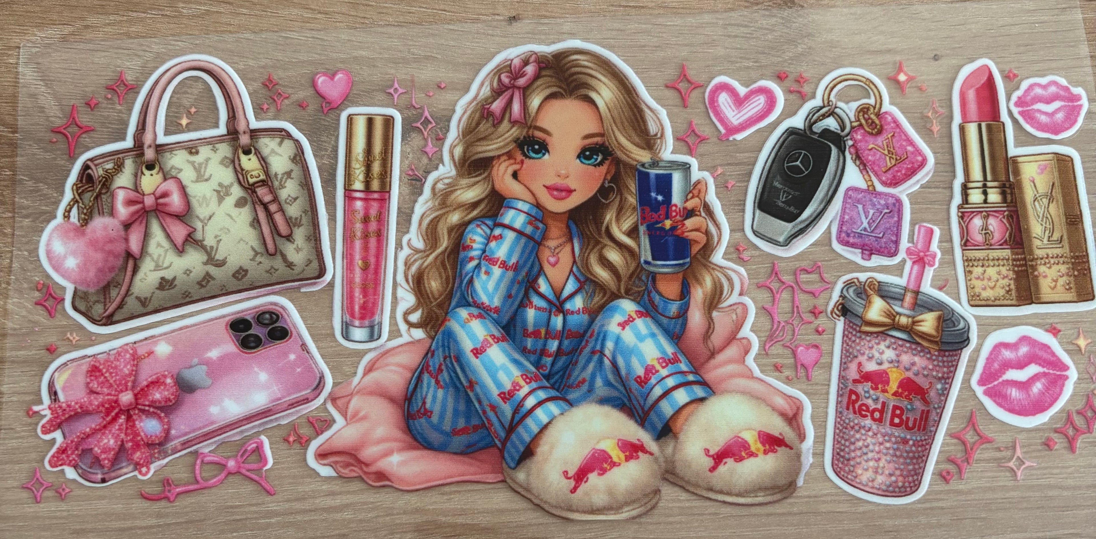 Redbull girly wrap