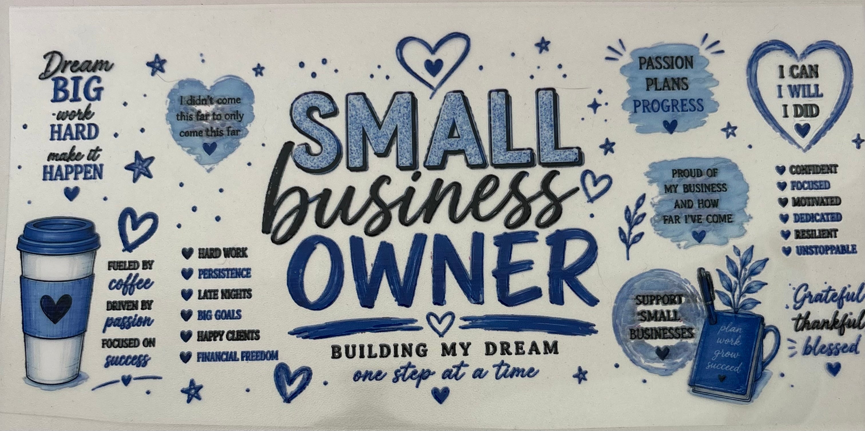 Small business owner wrap