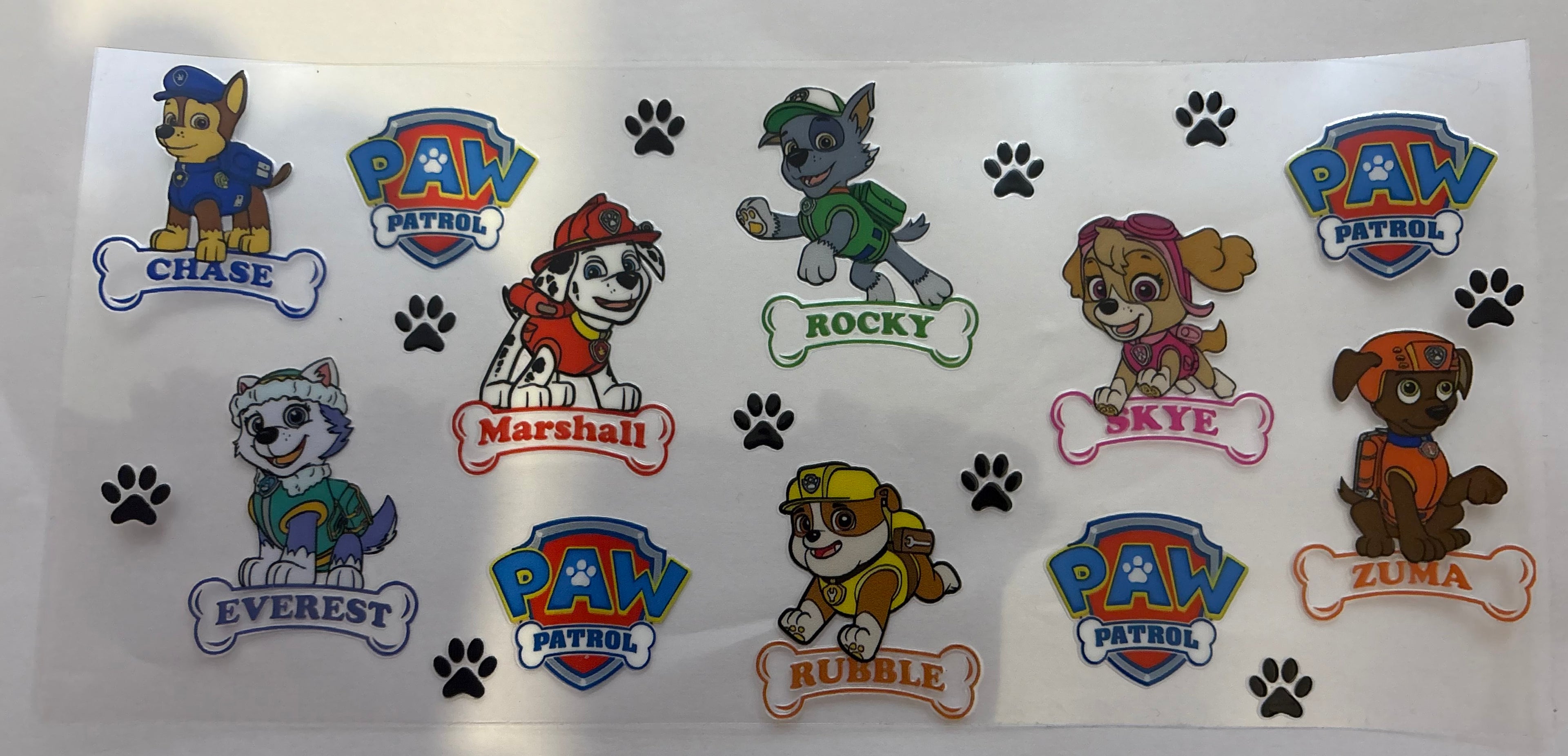 Paw patrol wrap
