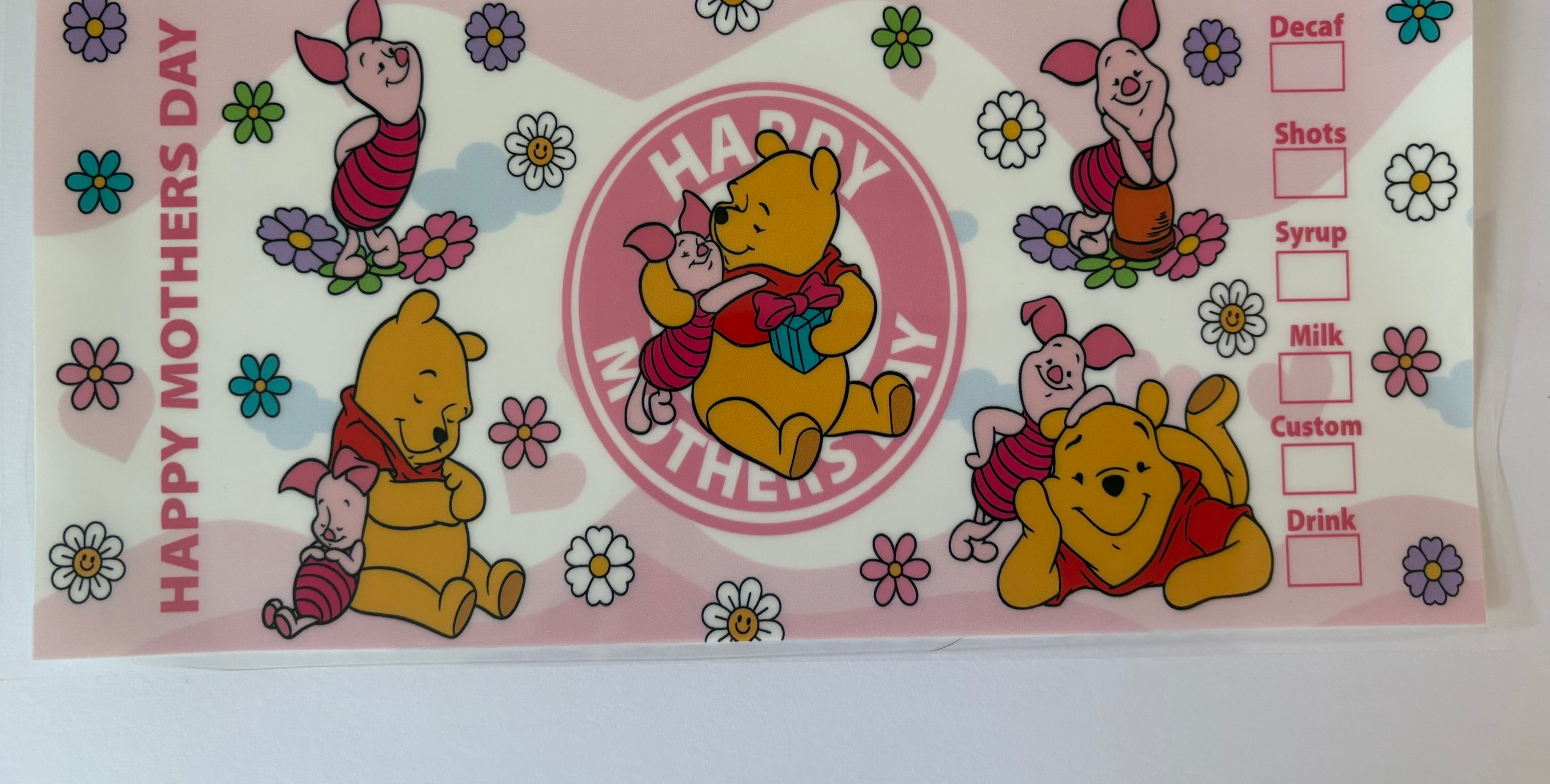Happy Mother’s Day wrap Winnie the Pooh
