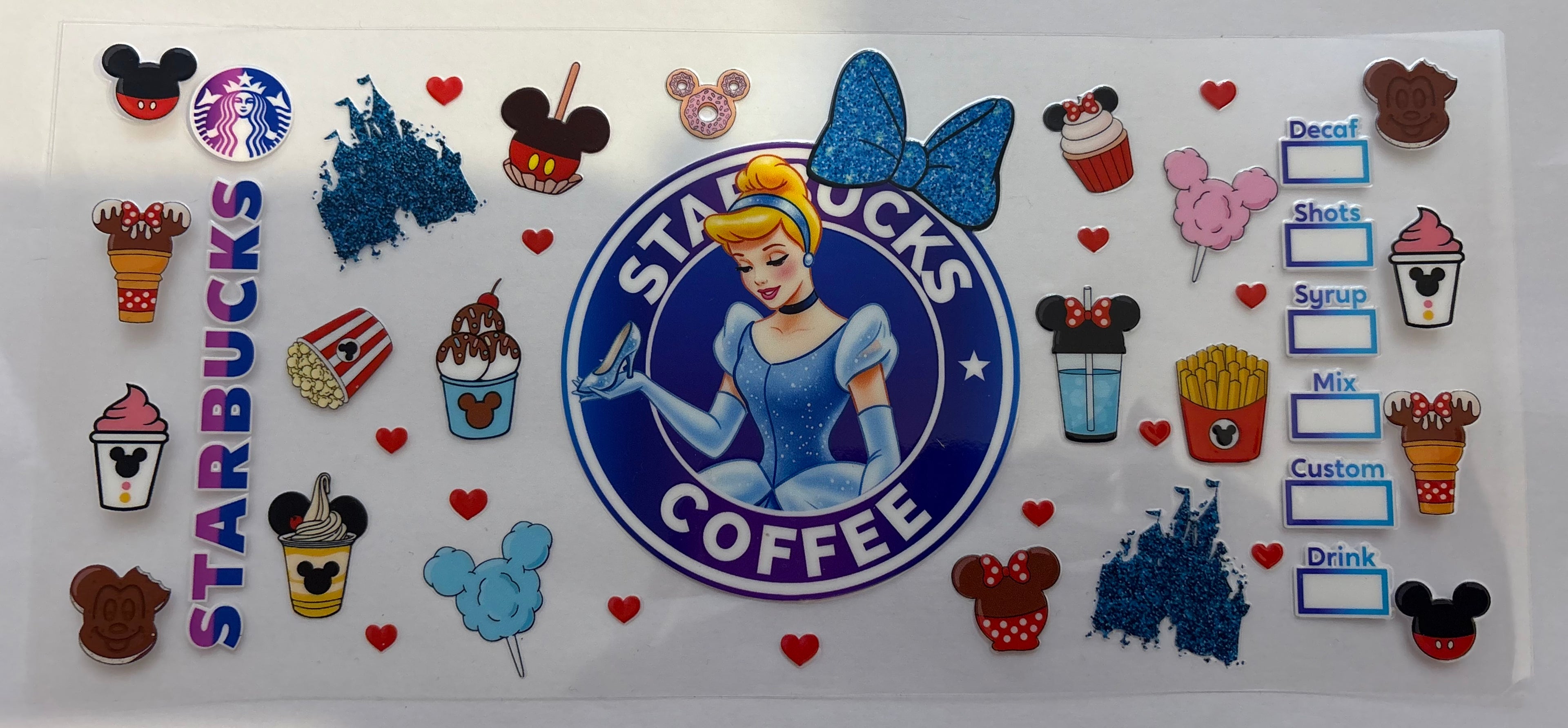 Cinderella Starbucks wrap