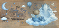 Baby boy in heaven wrap