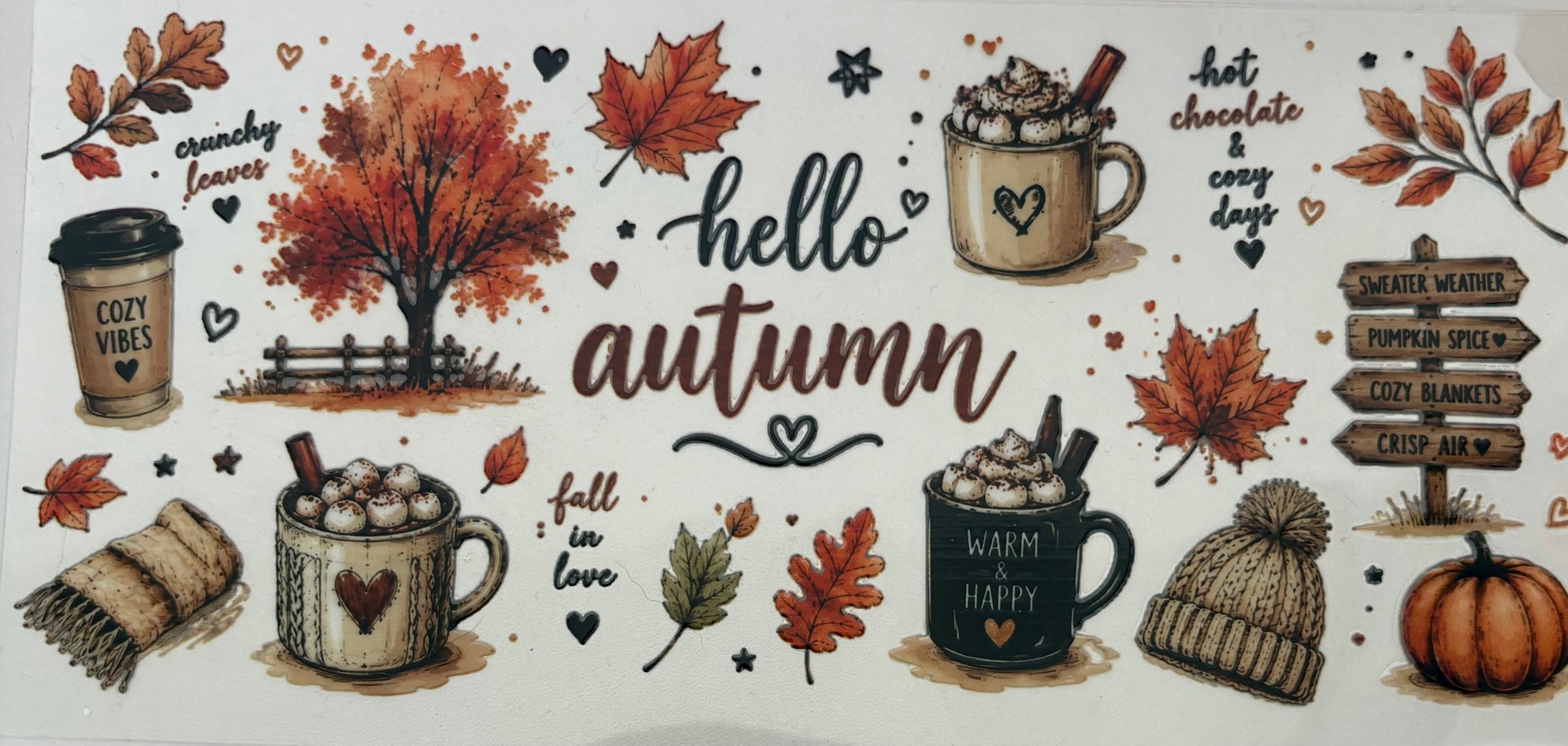 Hello autumn wrap