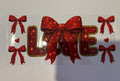 “Love” valentines wrap