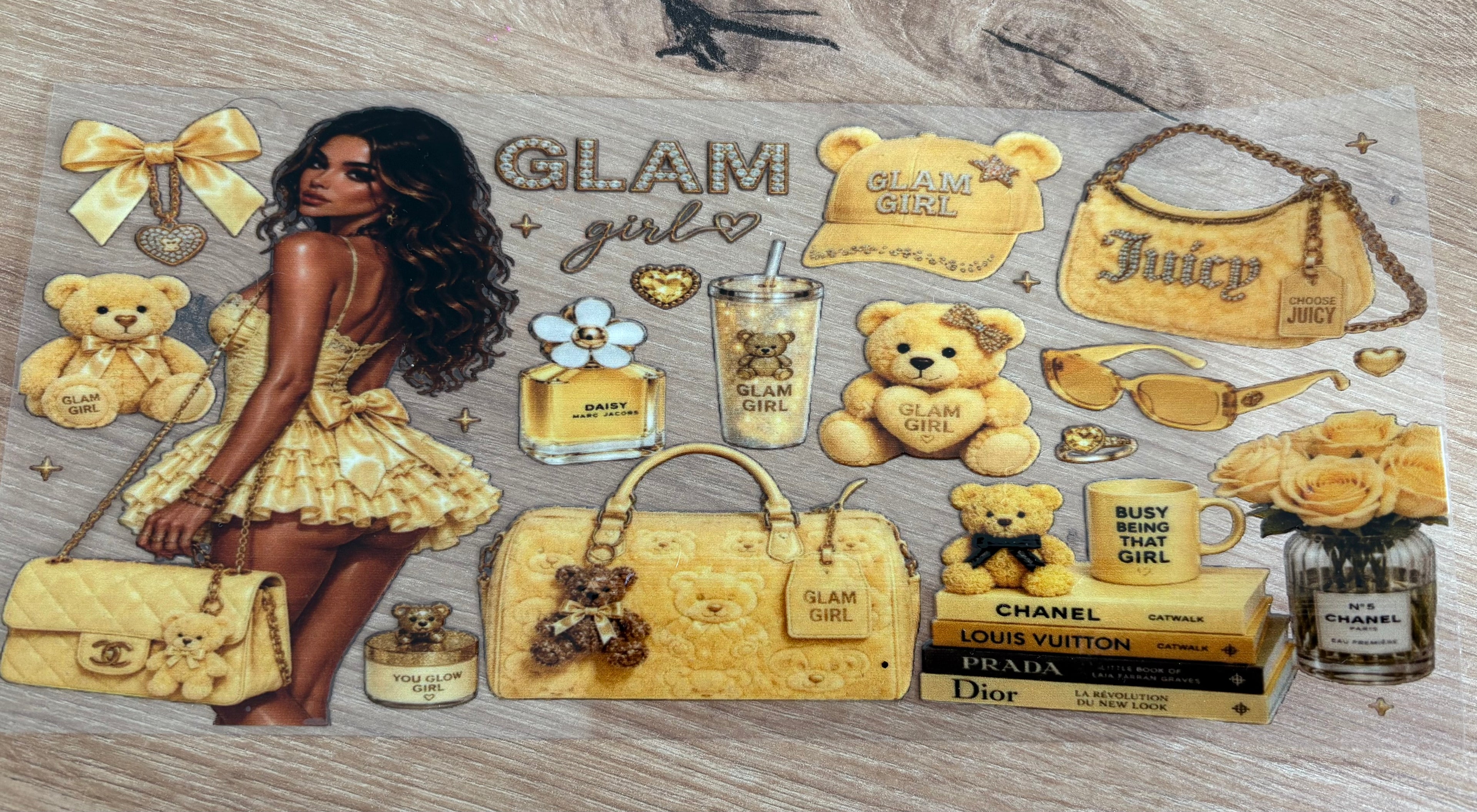Glam girl wrap