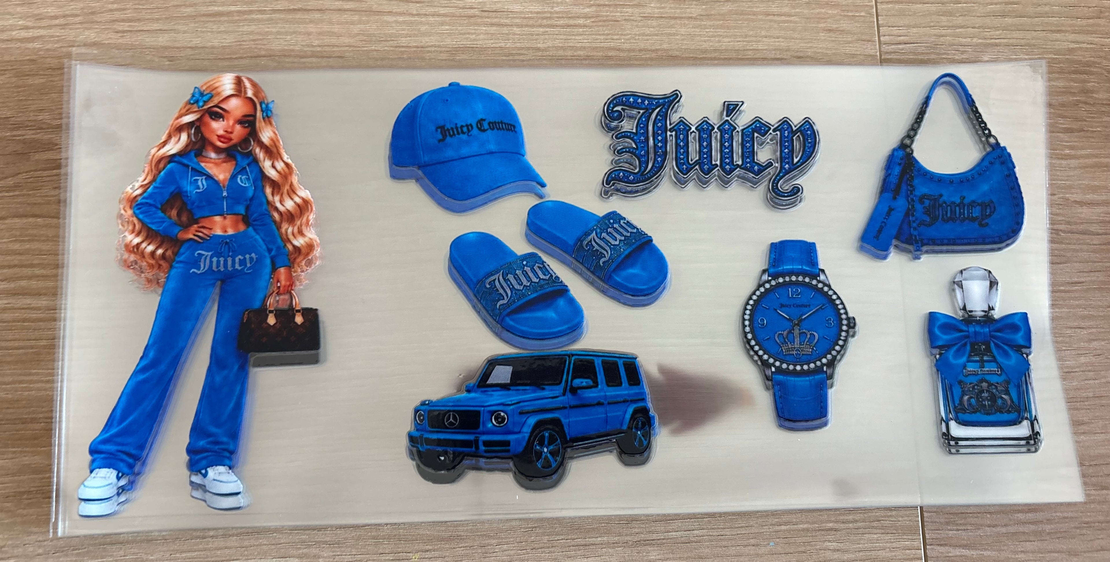 Blue juicy couture wrap
