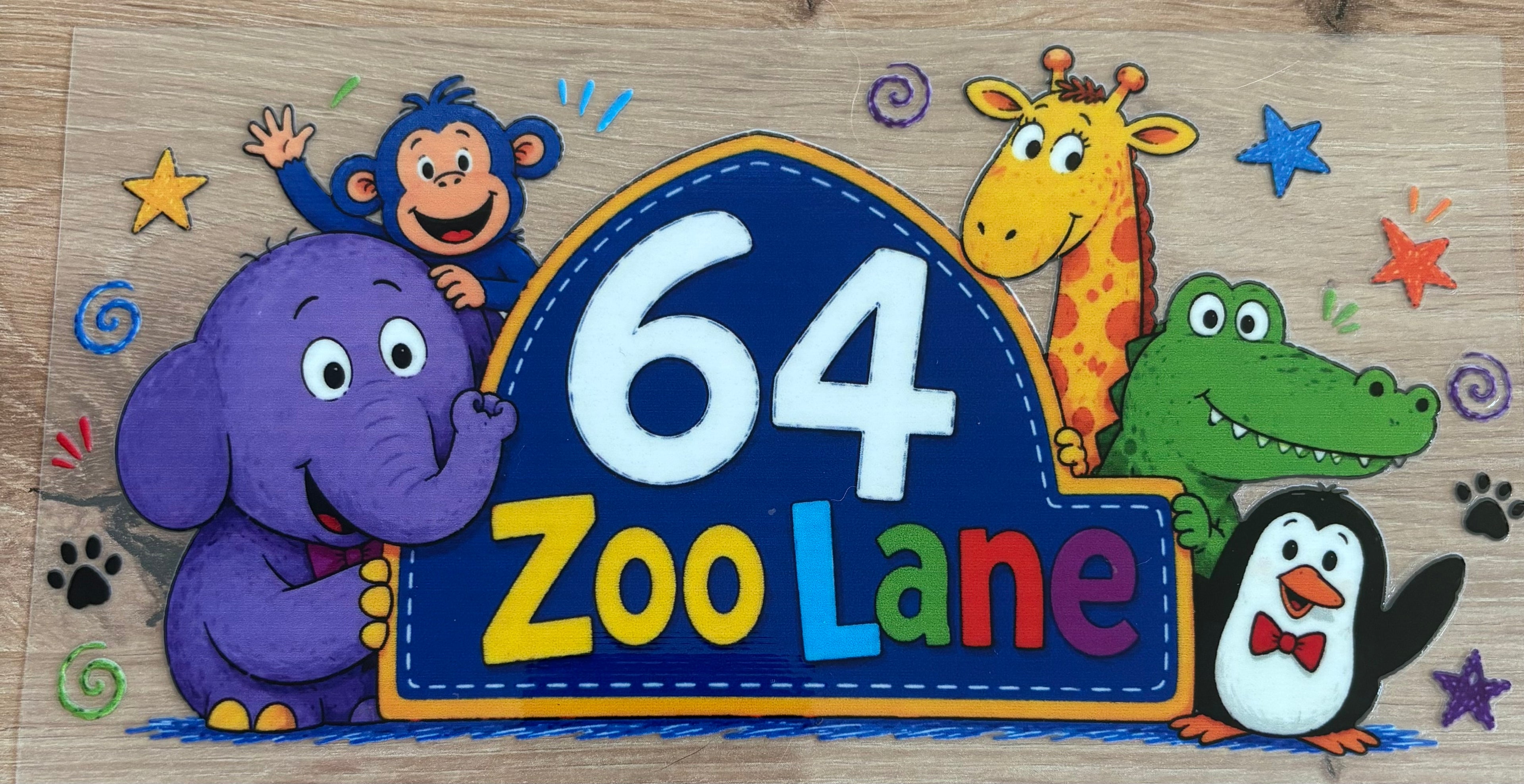 64 zoo lane wrap