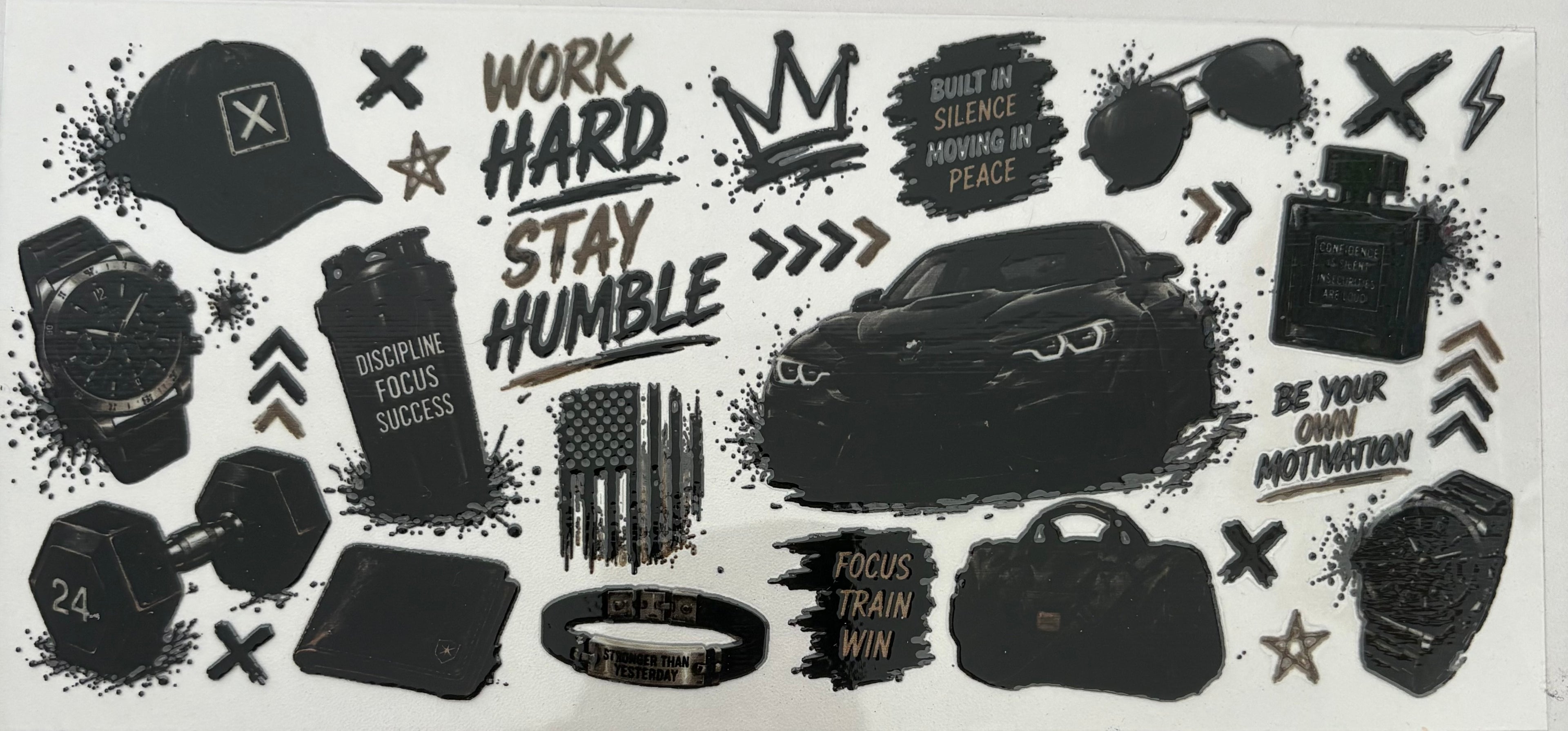 Work hard stay humble wrap