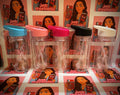 10oz Waterbottle snow globe with personlised names
