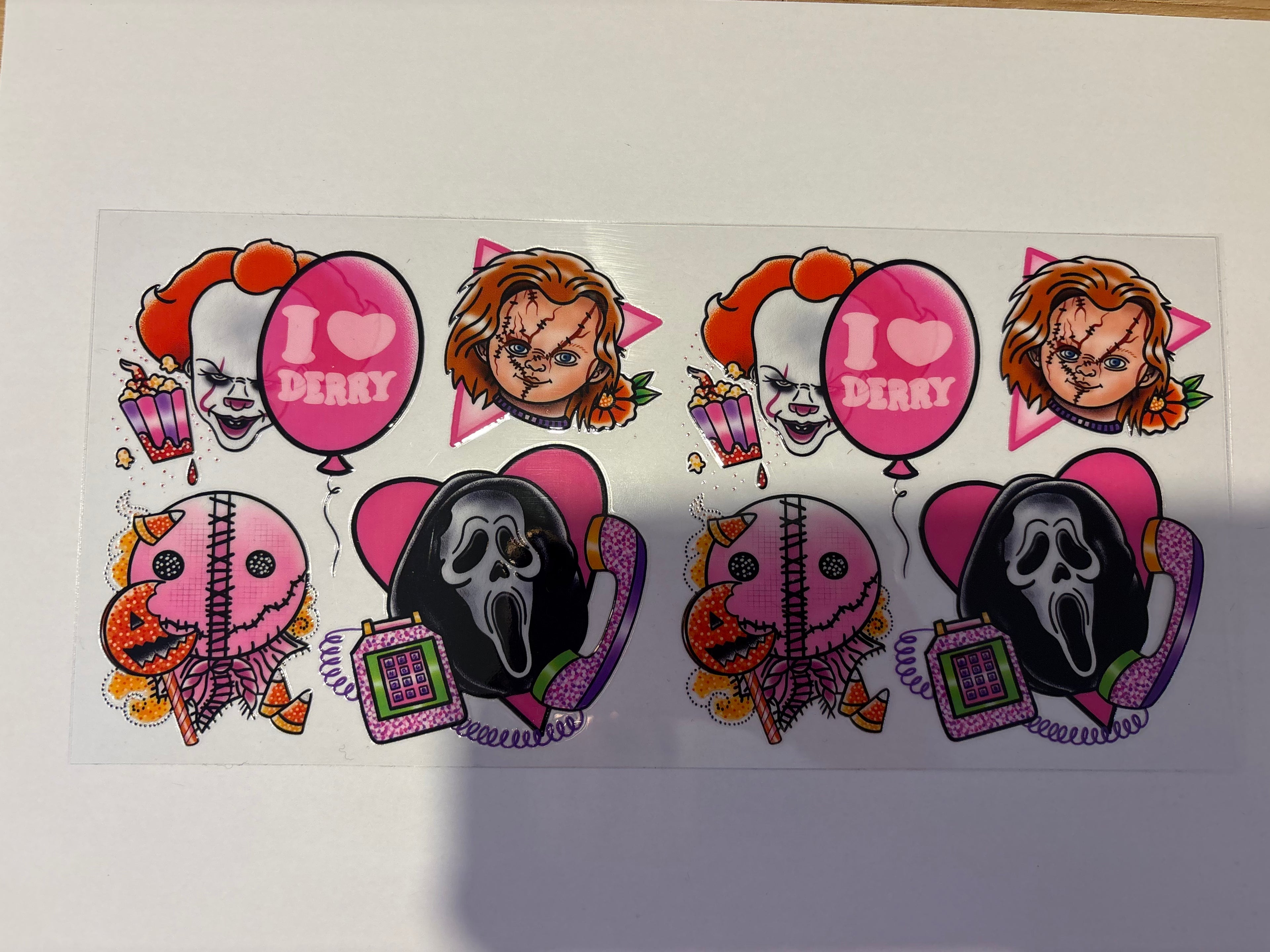 Horror valentines wrap