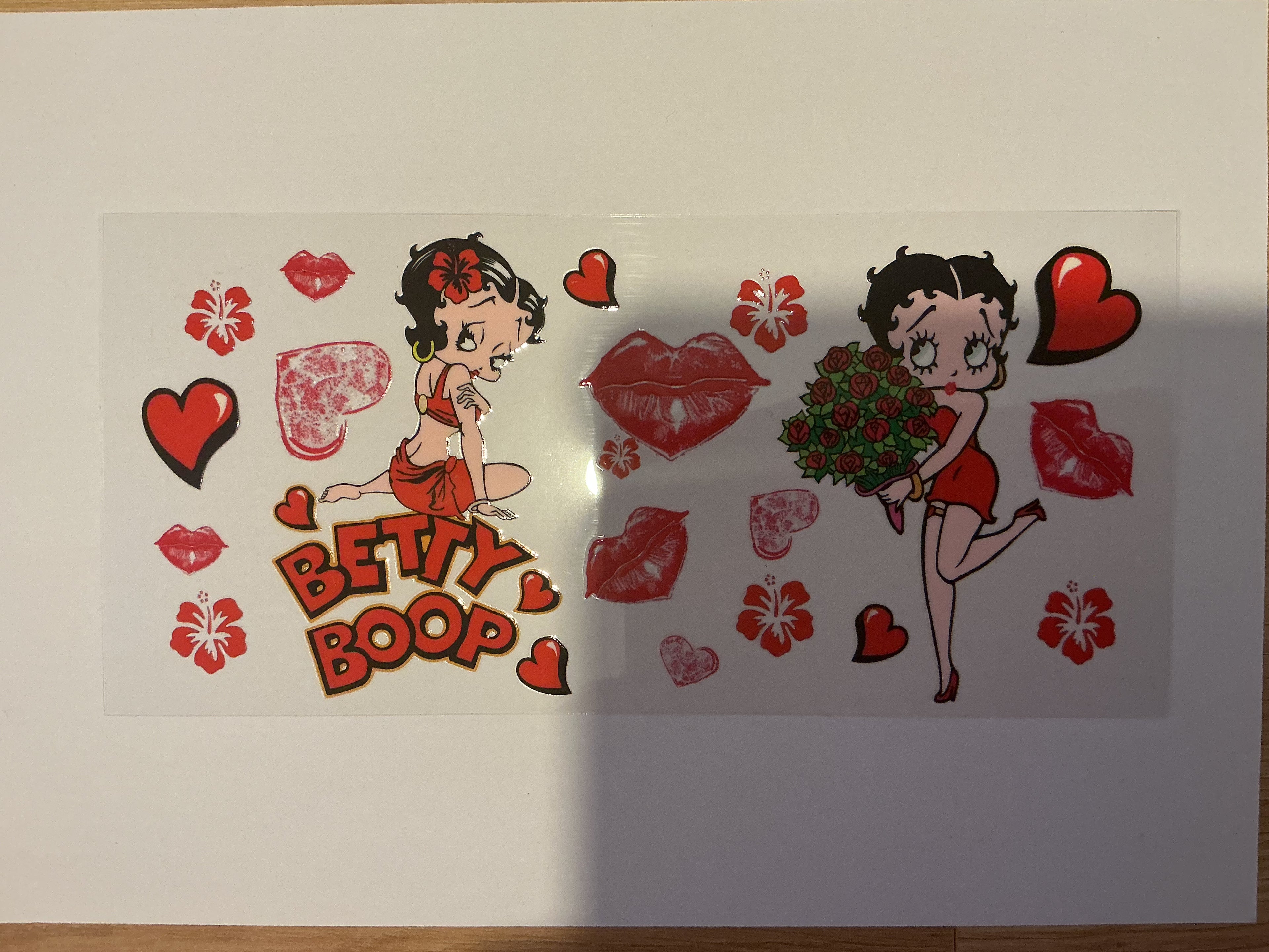 Betty boop wrap