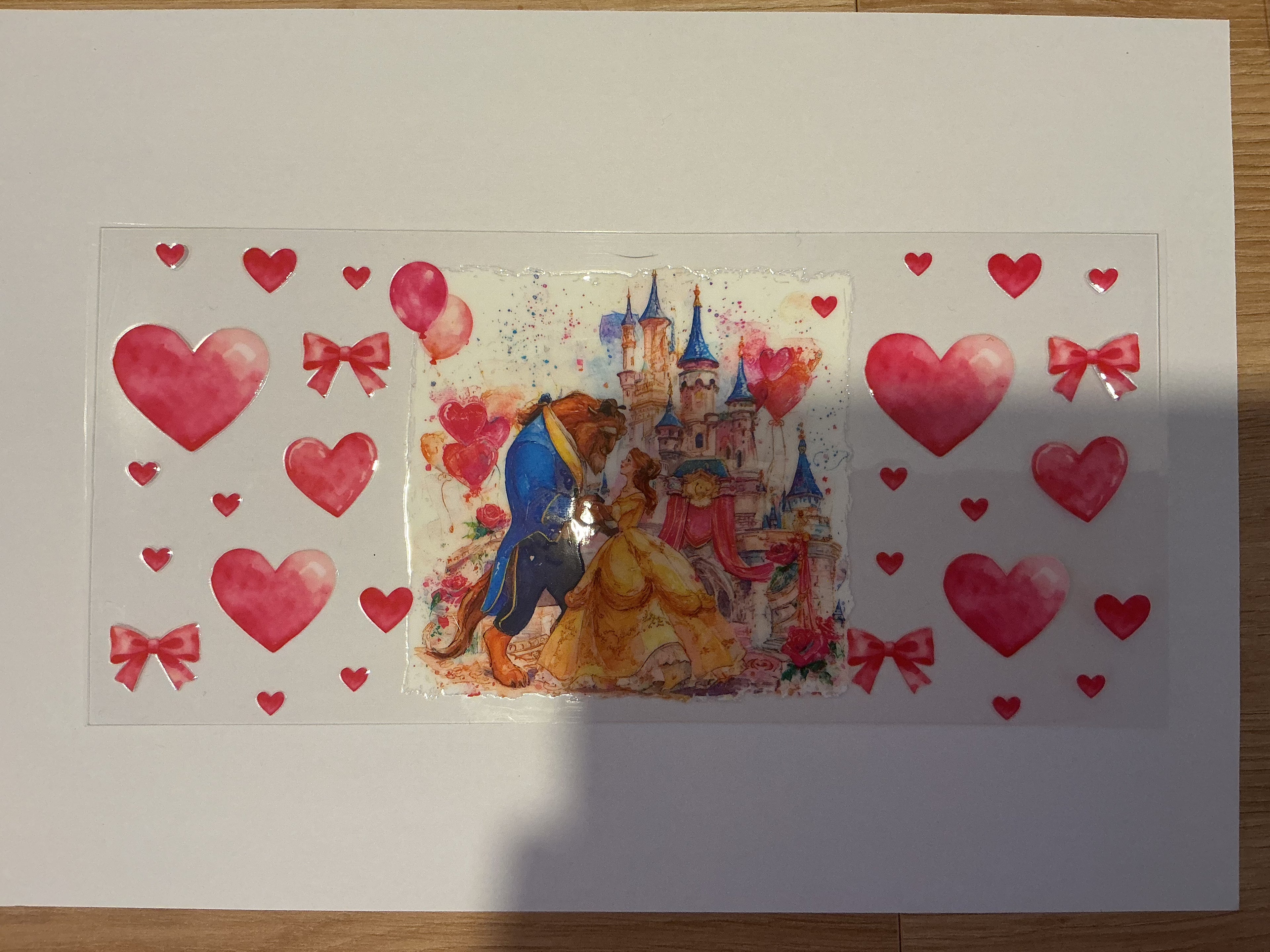 Princess valentines wrap