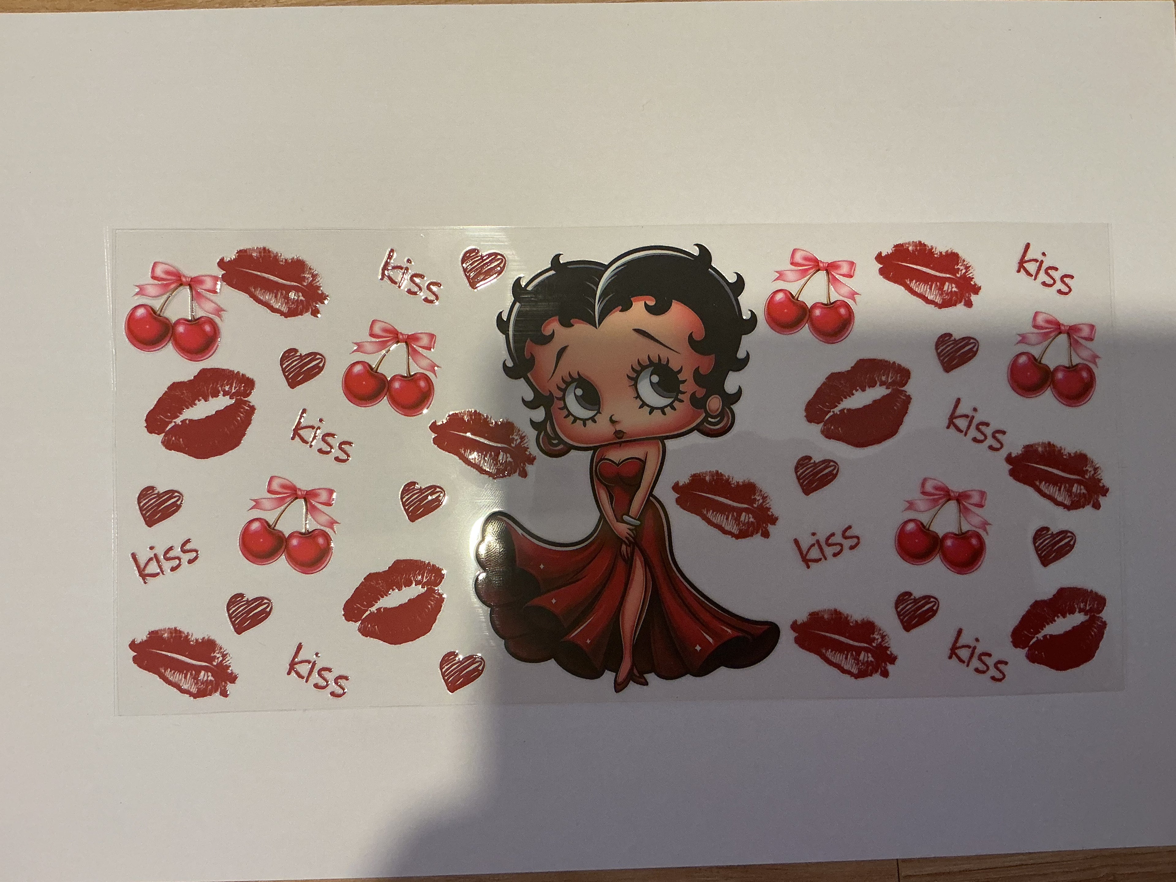 Betty boop wrap